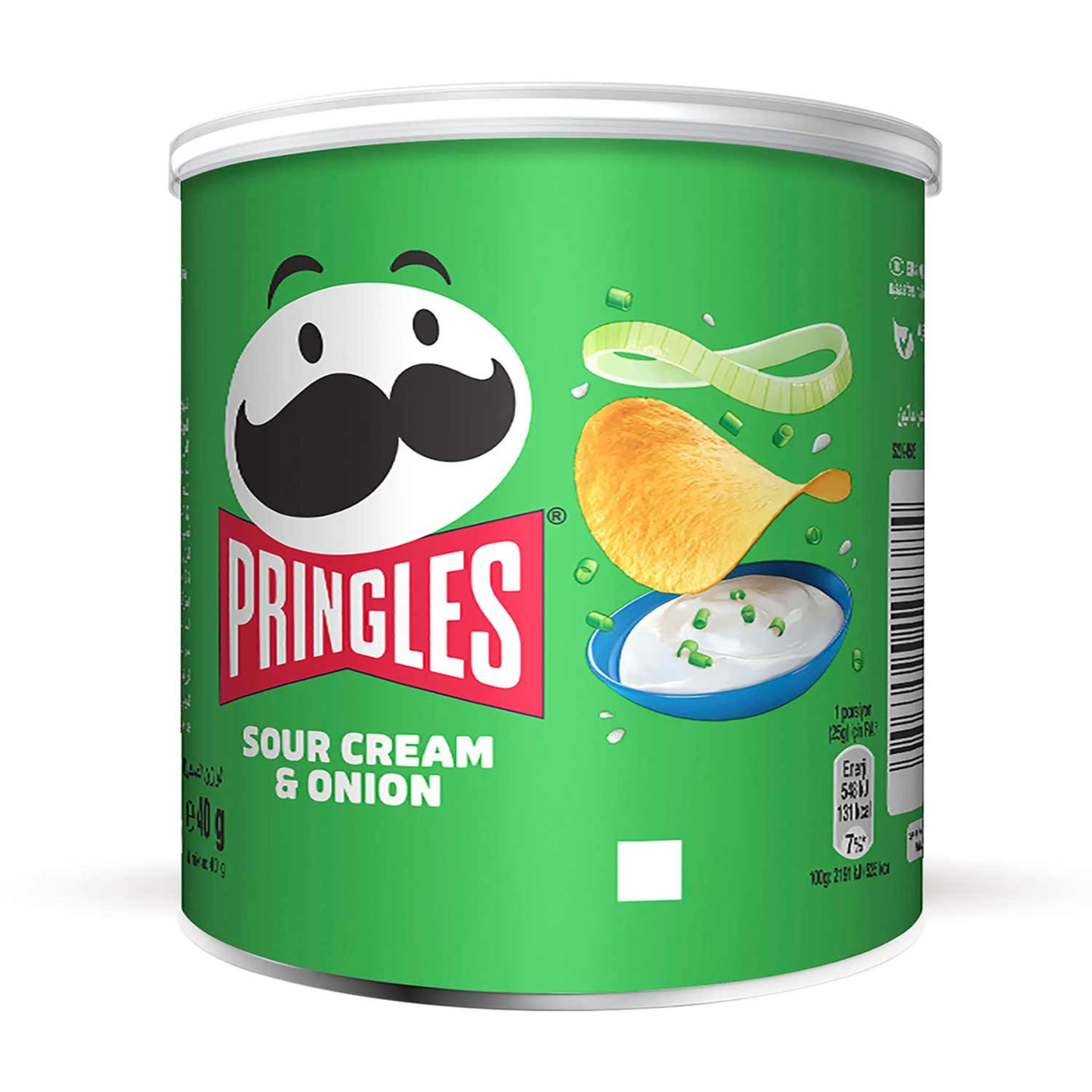 Pringles Sour Cream & Onion Potato Chips 40gm