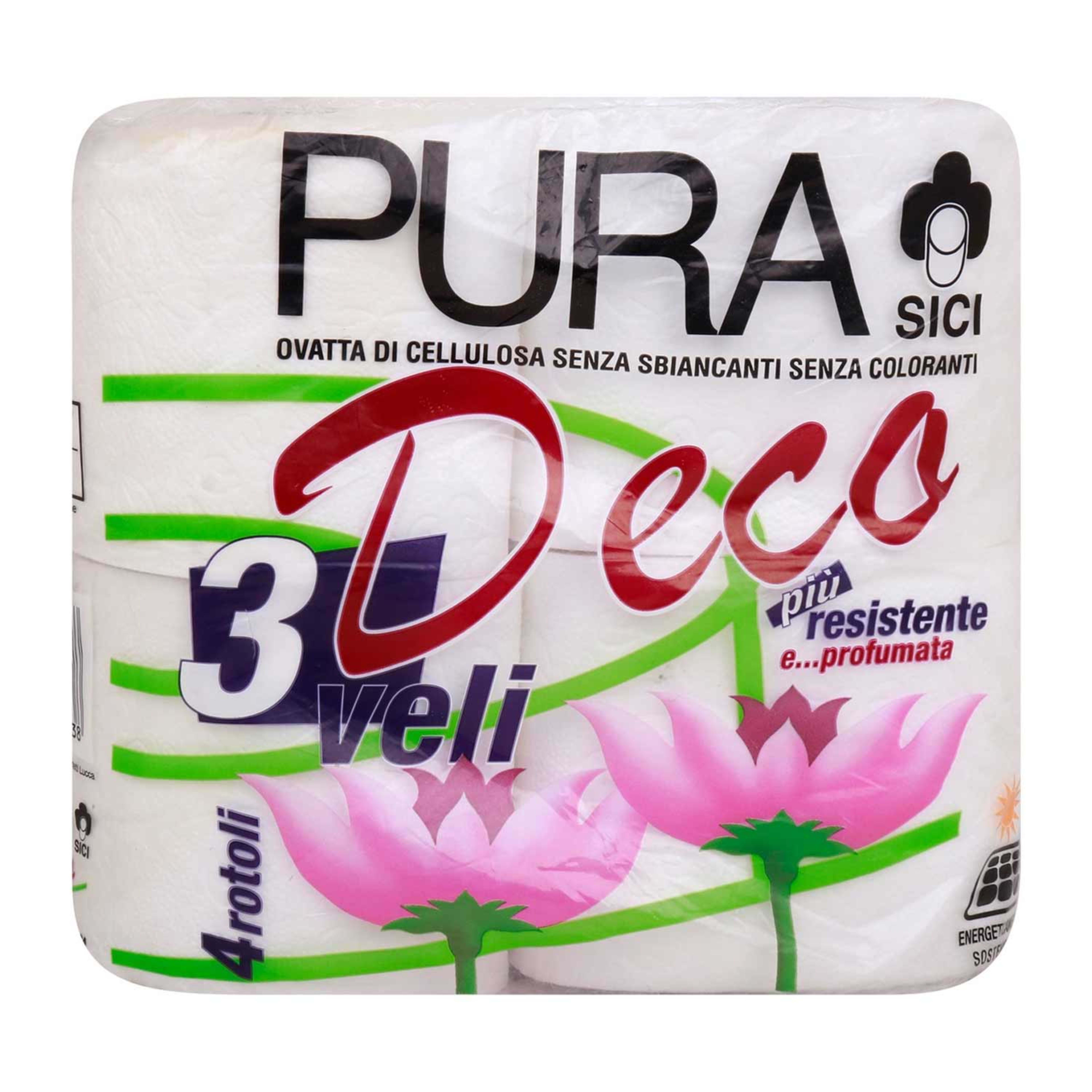 Pura Deco Toilet Roll 4pcs