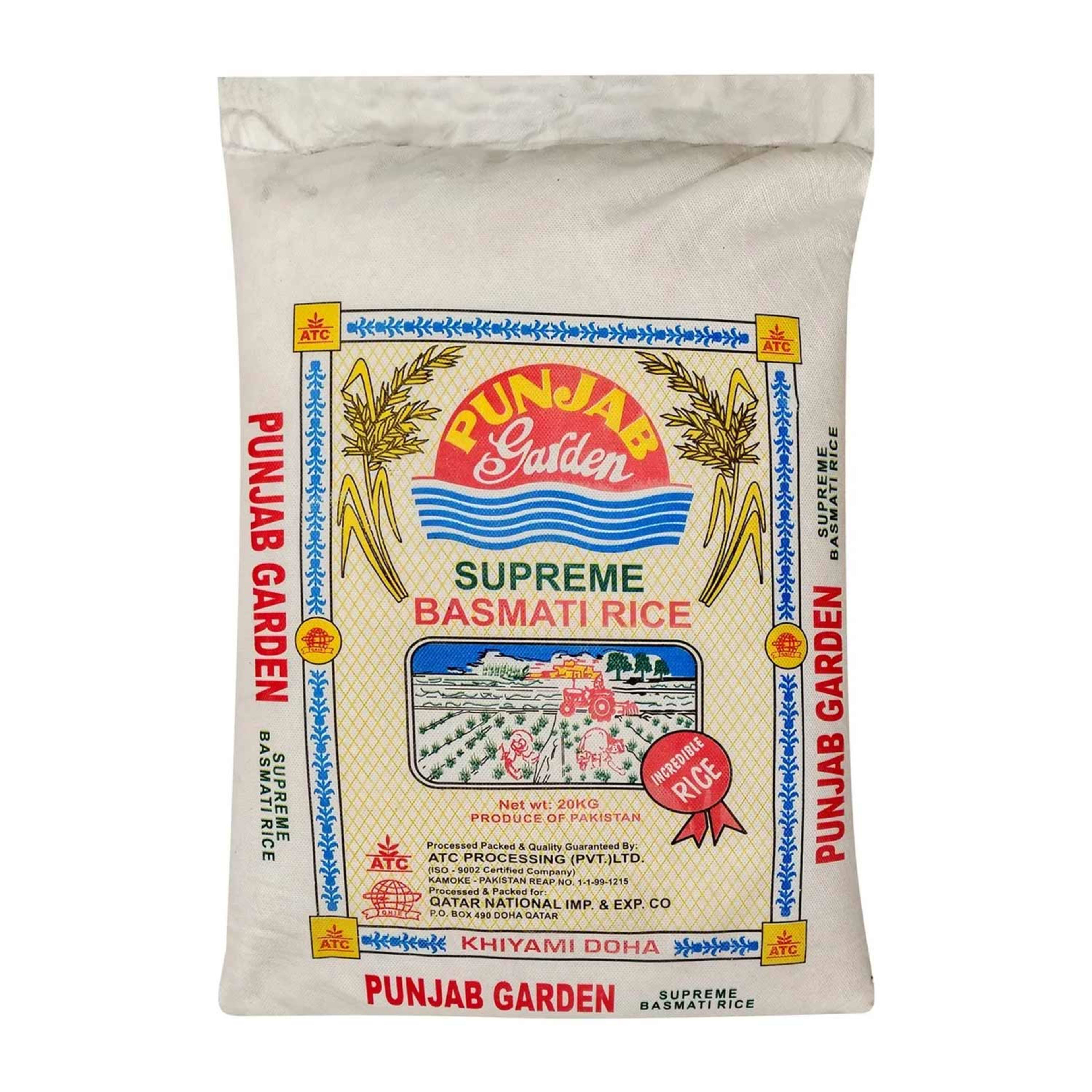 Punjab Garden Supreme Basmati Rice 20kg