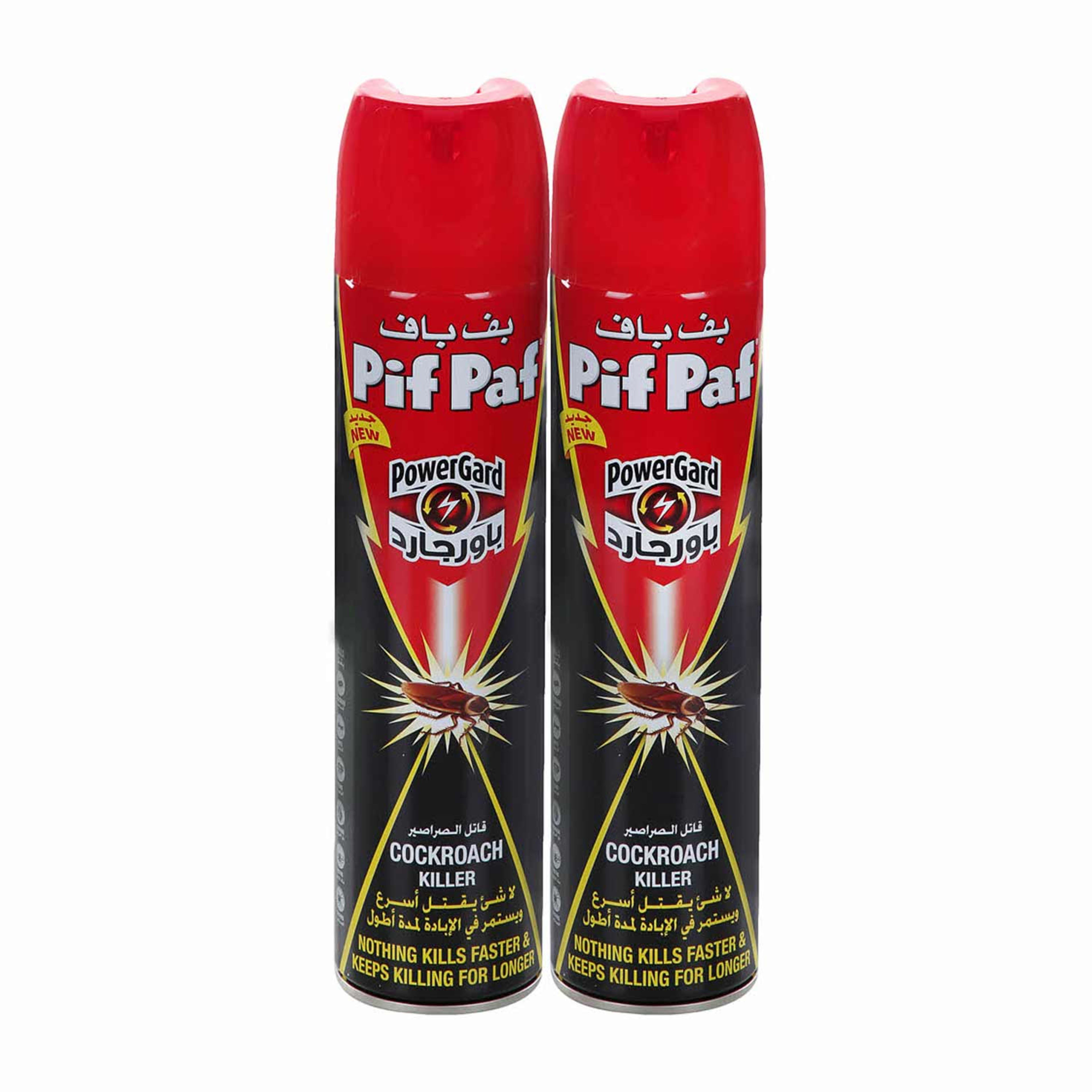 Pif Paf Power Plus (cockroach Killer) 400ml Twin Pack 20% Off