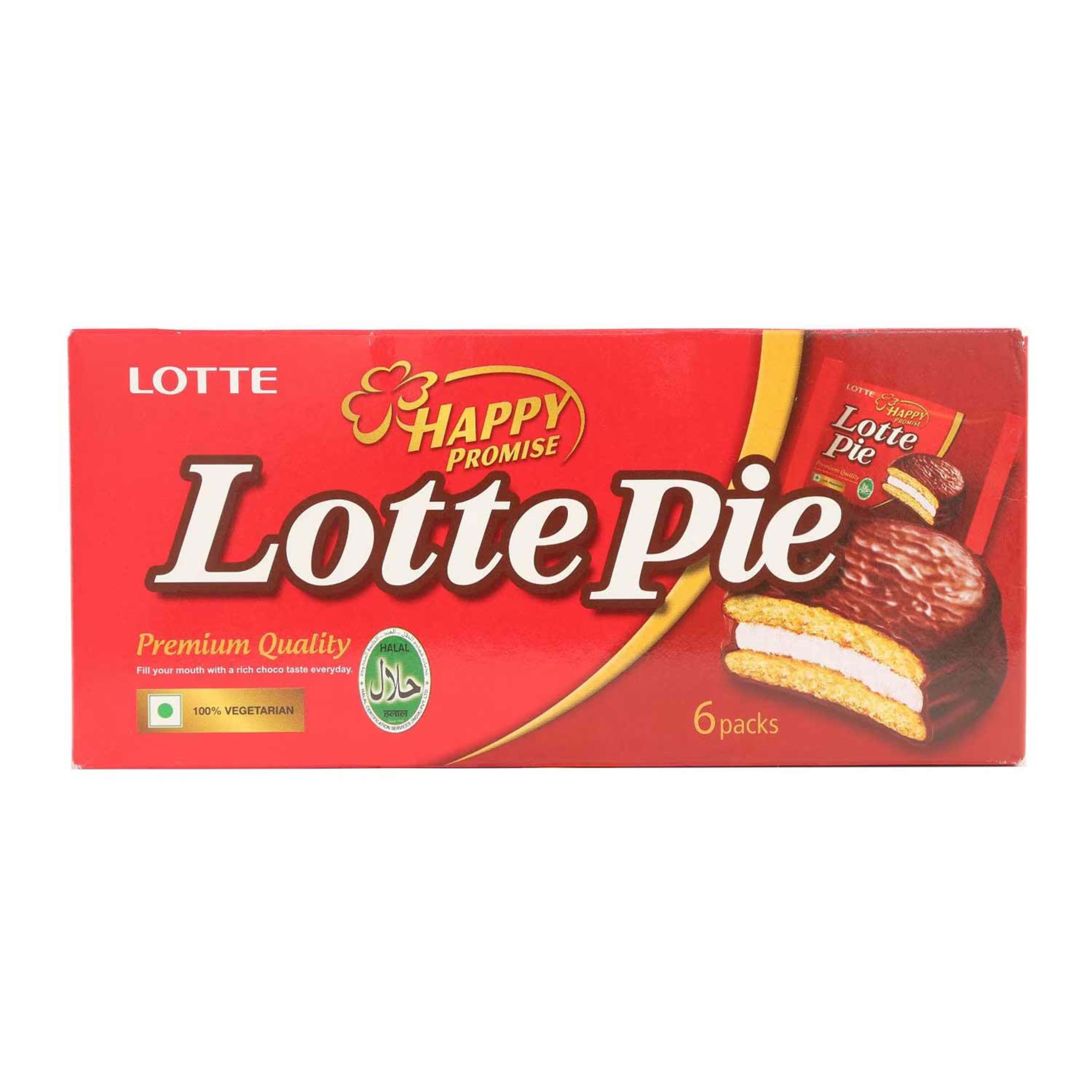 Lotte Happy Promise Lotte Pie 6x28gm Twin Pack Sp.offer
