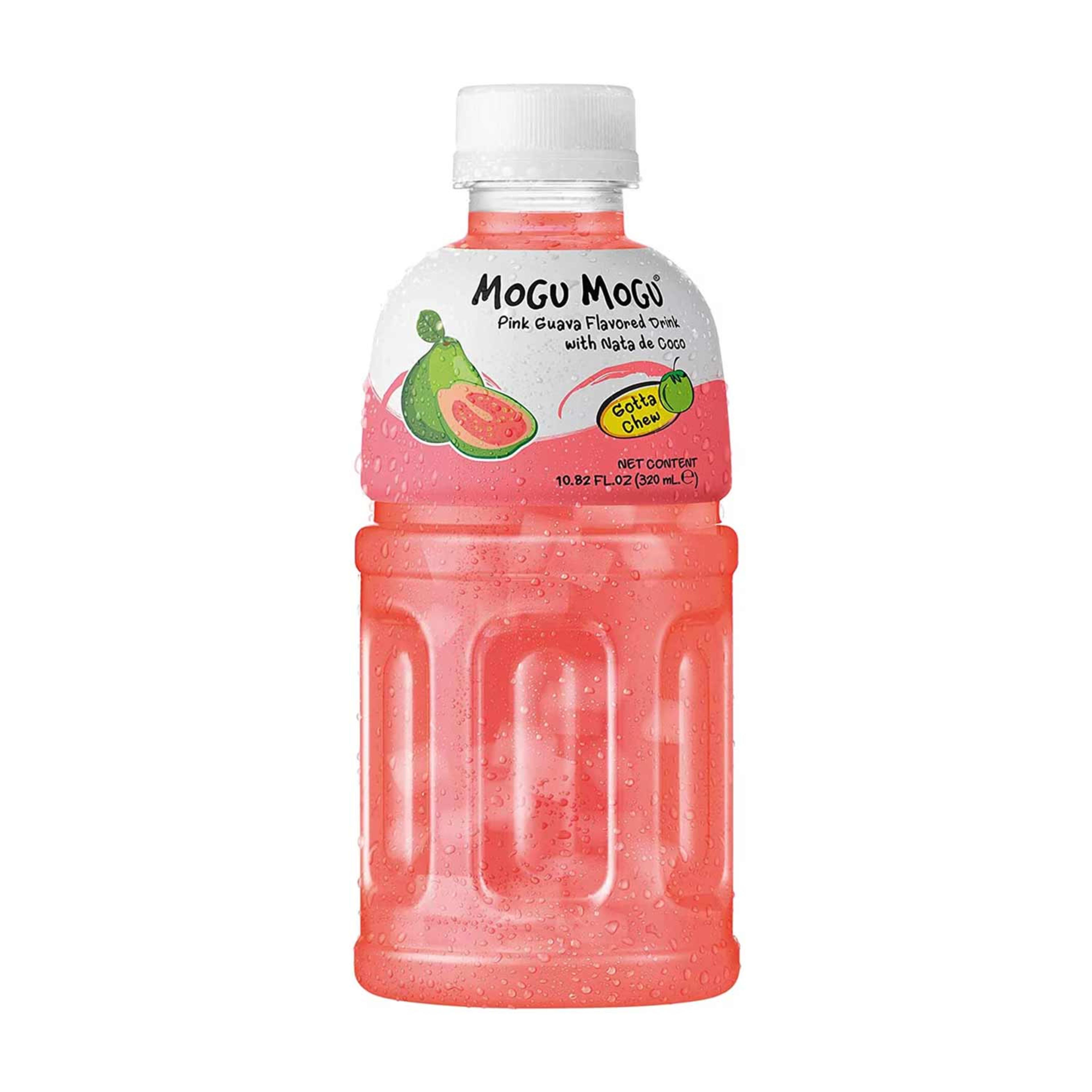 Mogu Mogu Pink Guava Drink with Nata De Coco 320ml