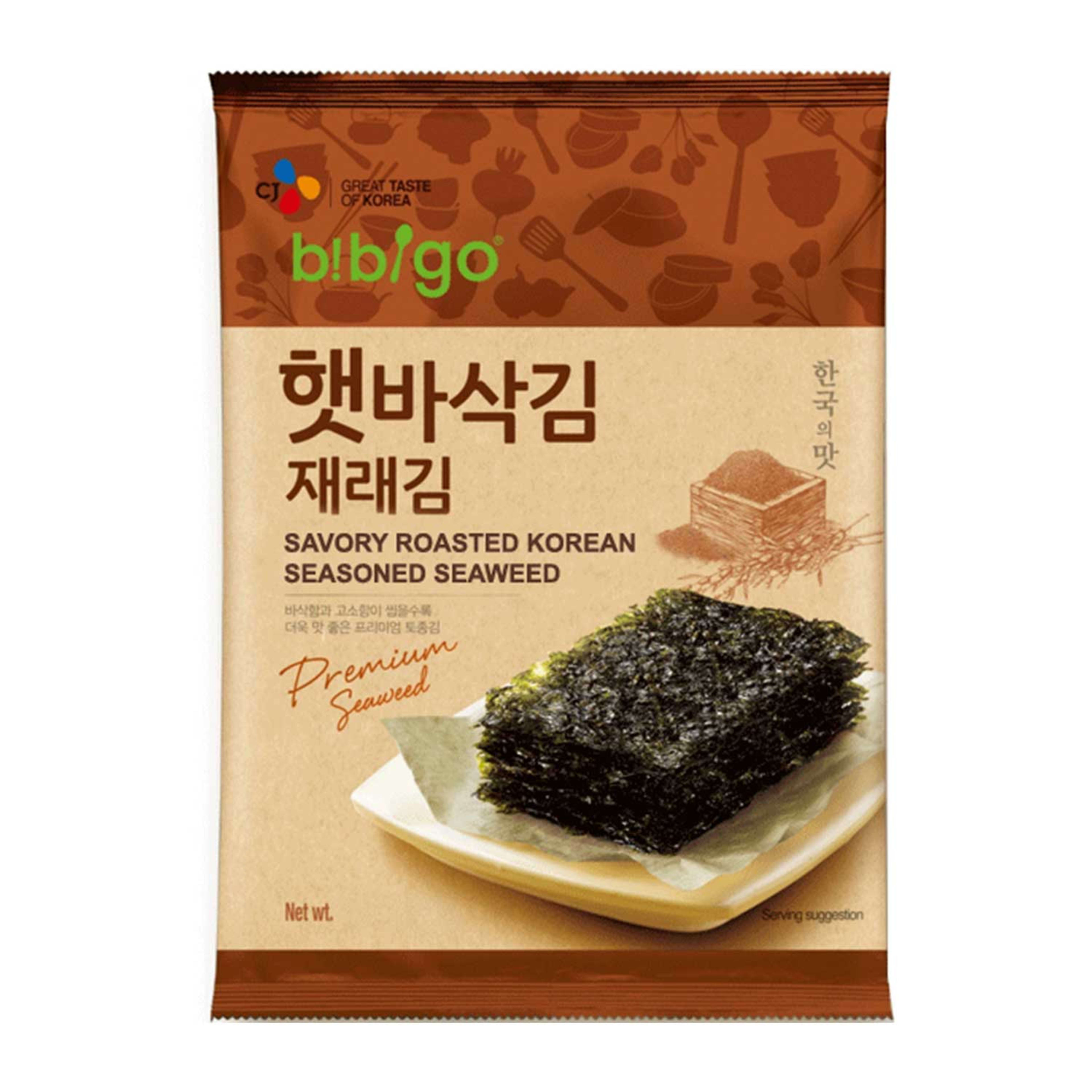 Cj Savory Roasted Korean Seasoned Seaweed 5gm