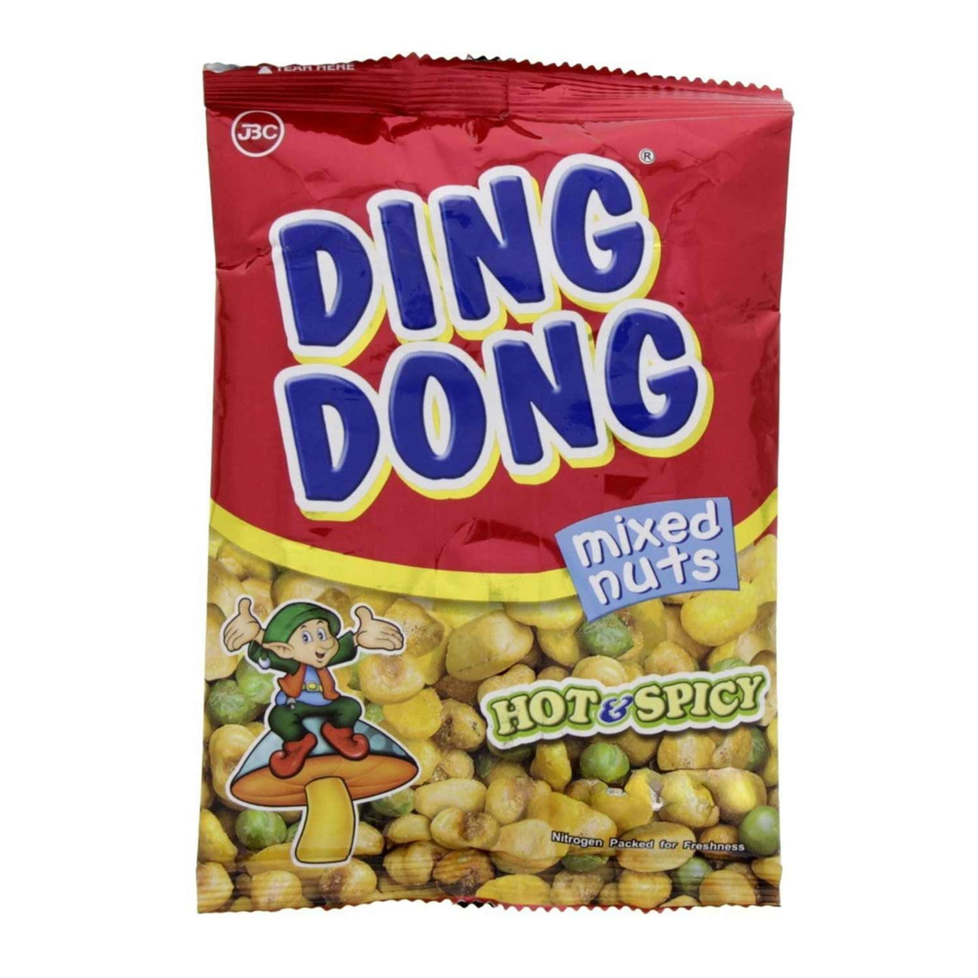 Jbc Ding Dong Mixed Nuts Hot & Spicy 95gm