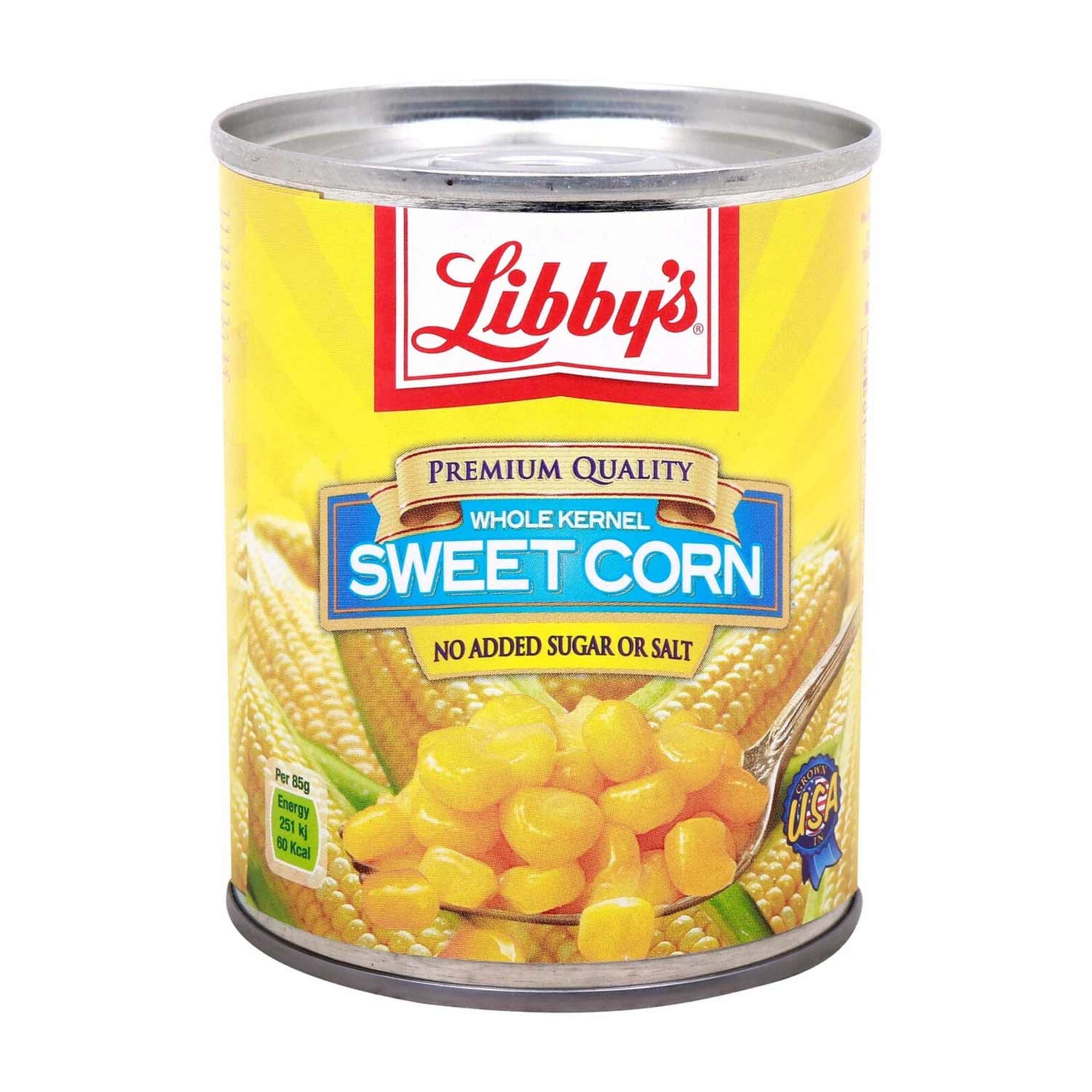Libby's Whole Kernel Sweet Corn No Added Sugar or Salt 198gm
