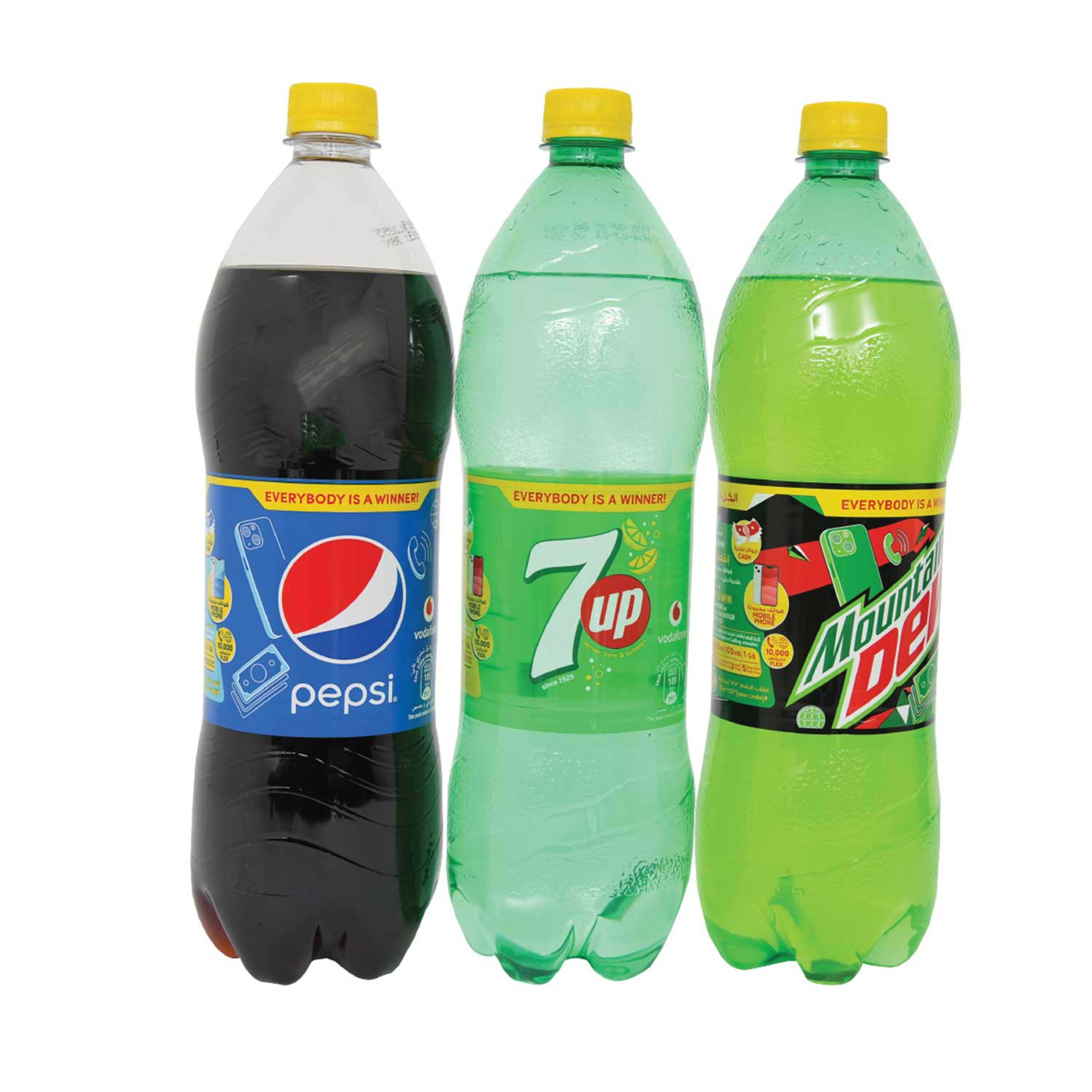 Pepsi /7up/mirinda/mountain Dew 3sx1.25ltr @offer