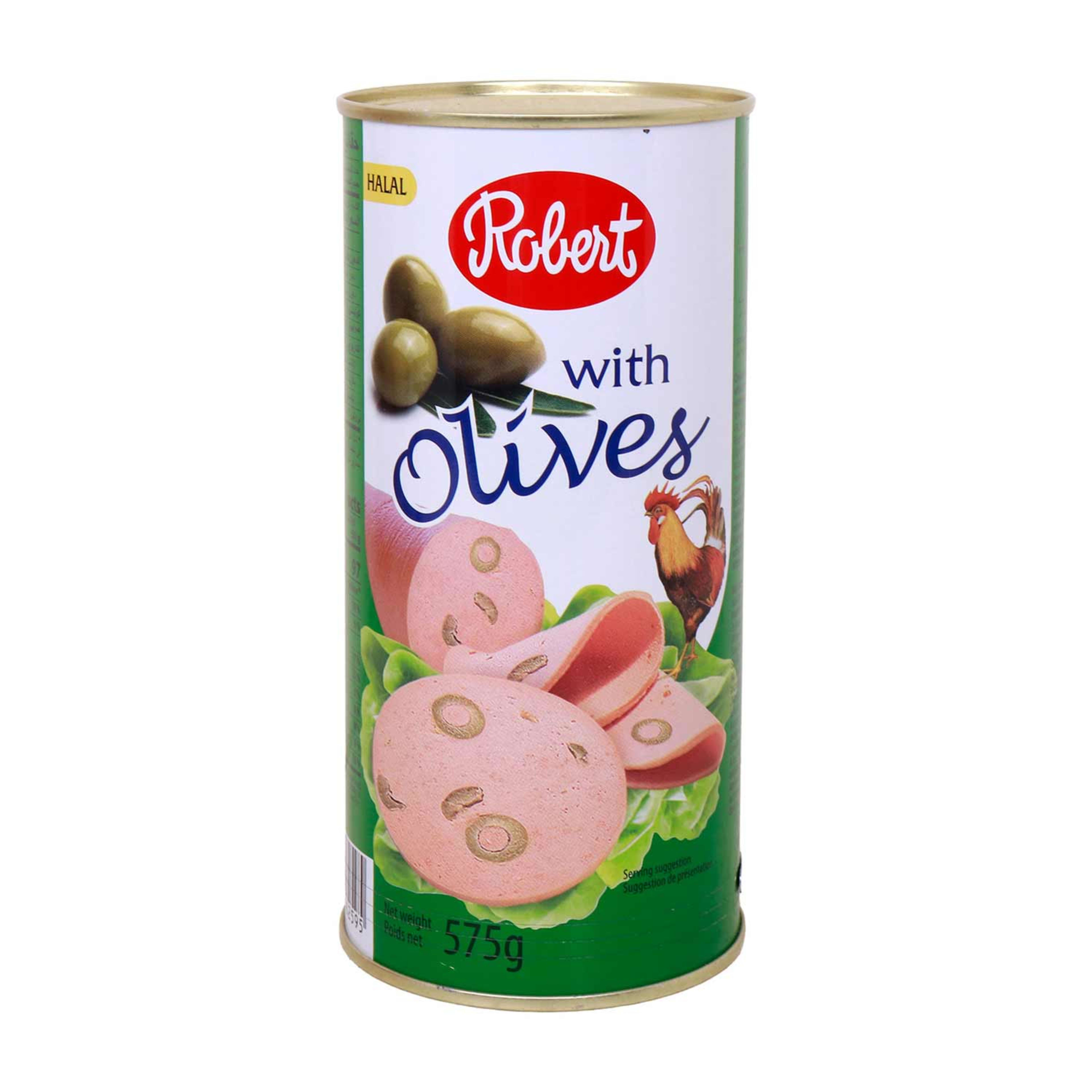 Robert Chicken Luncheon Meat with Olive 575gm