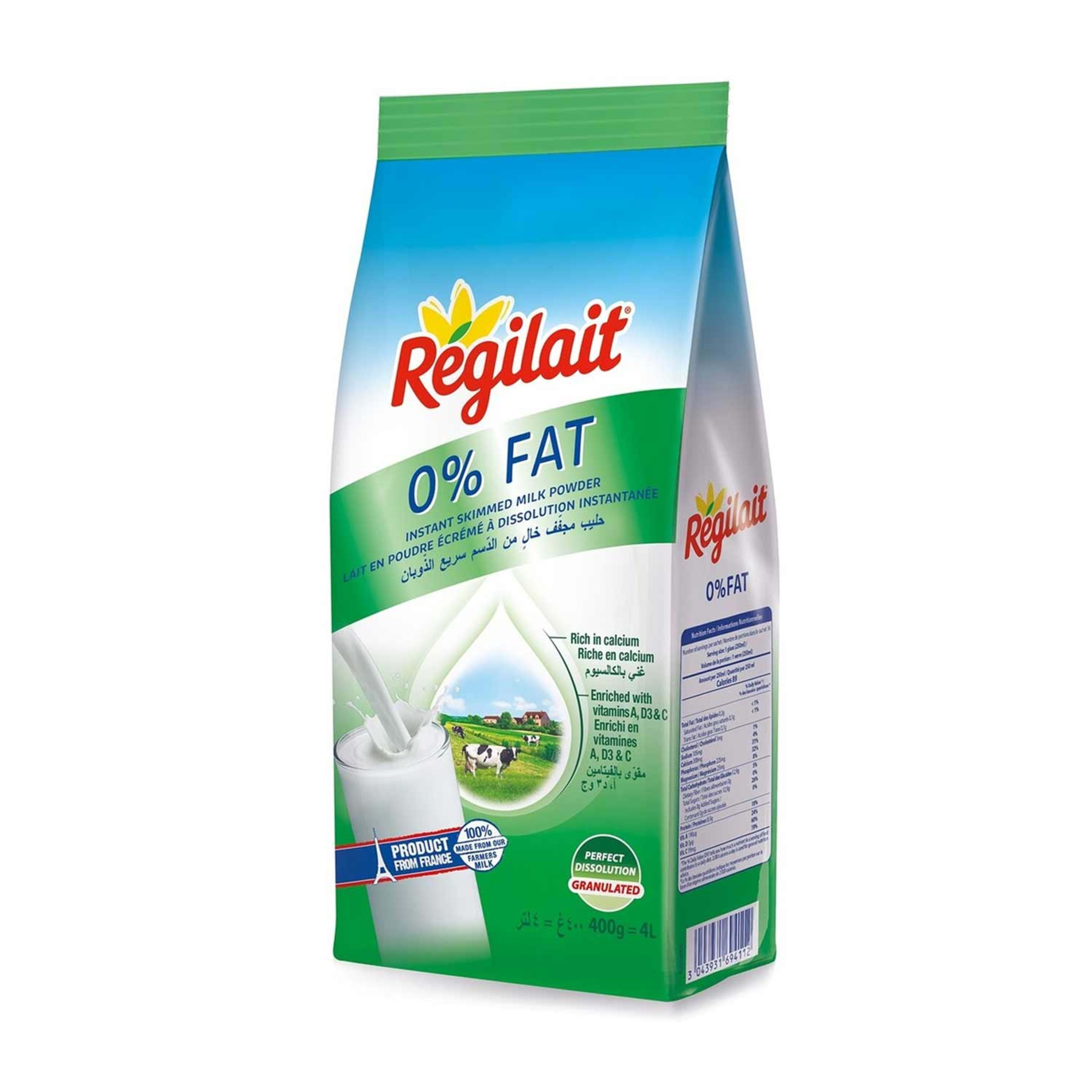 Regilait Non (0%) Fat Skimmed Milk Powder 400gm