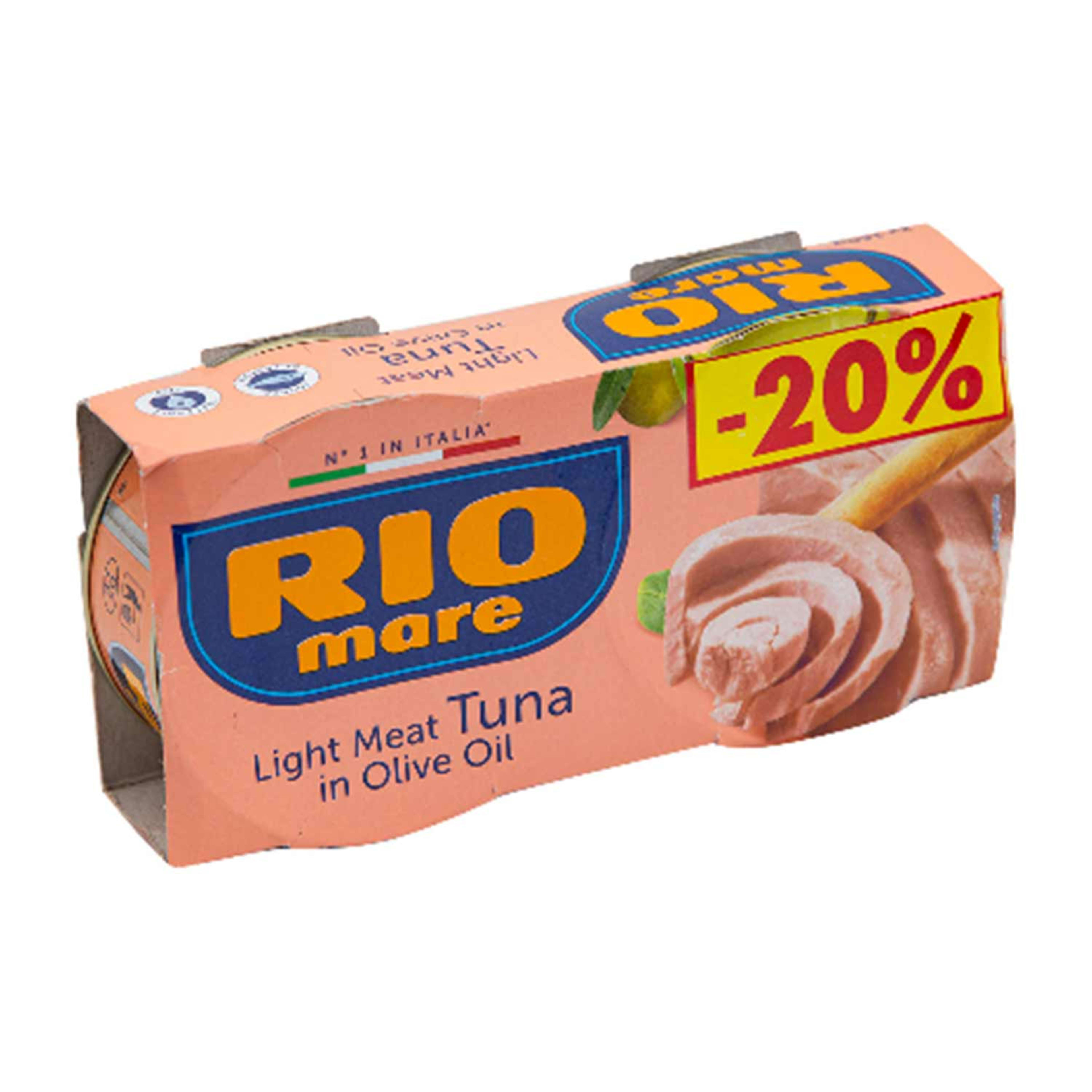 Rio Mare Tuna with Olives Oil 2'sx160gm 20% Off