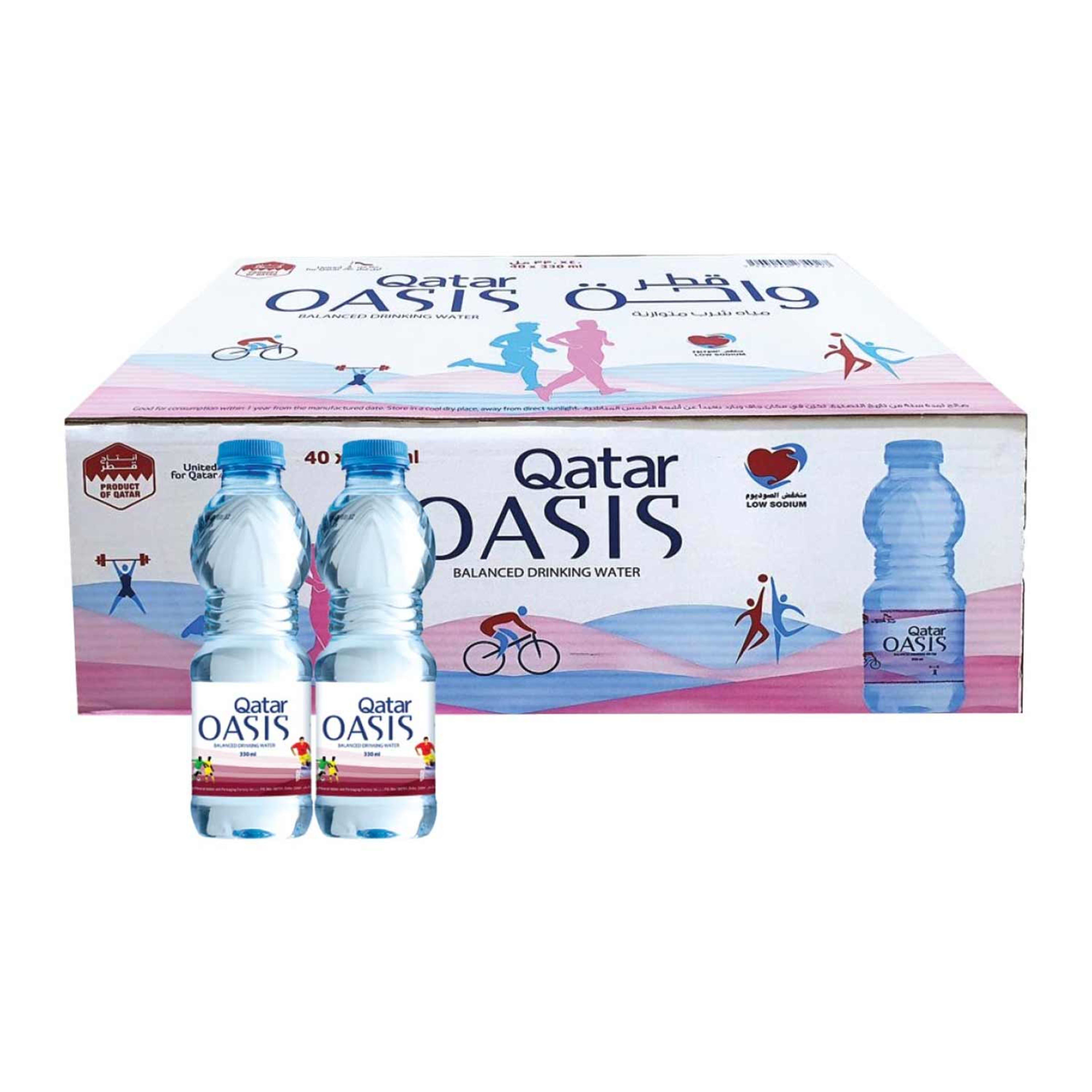 Qatar Oasis Balanced Drinking Water 40sx330ml (ctn)