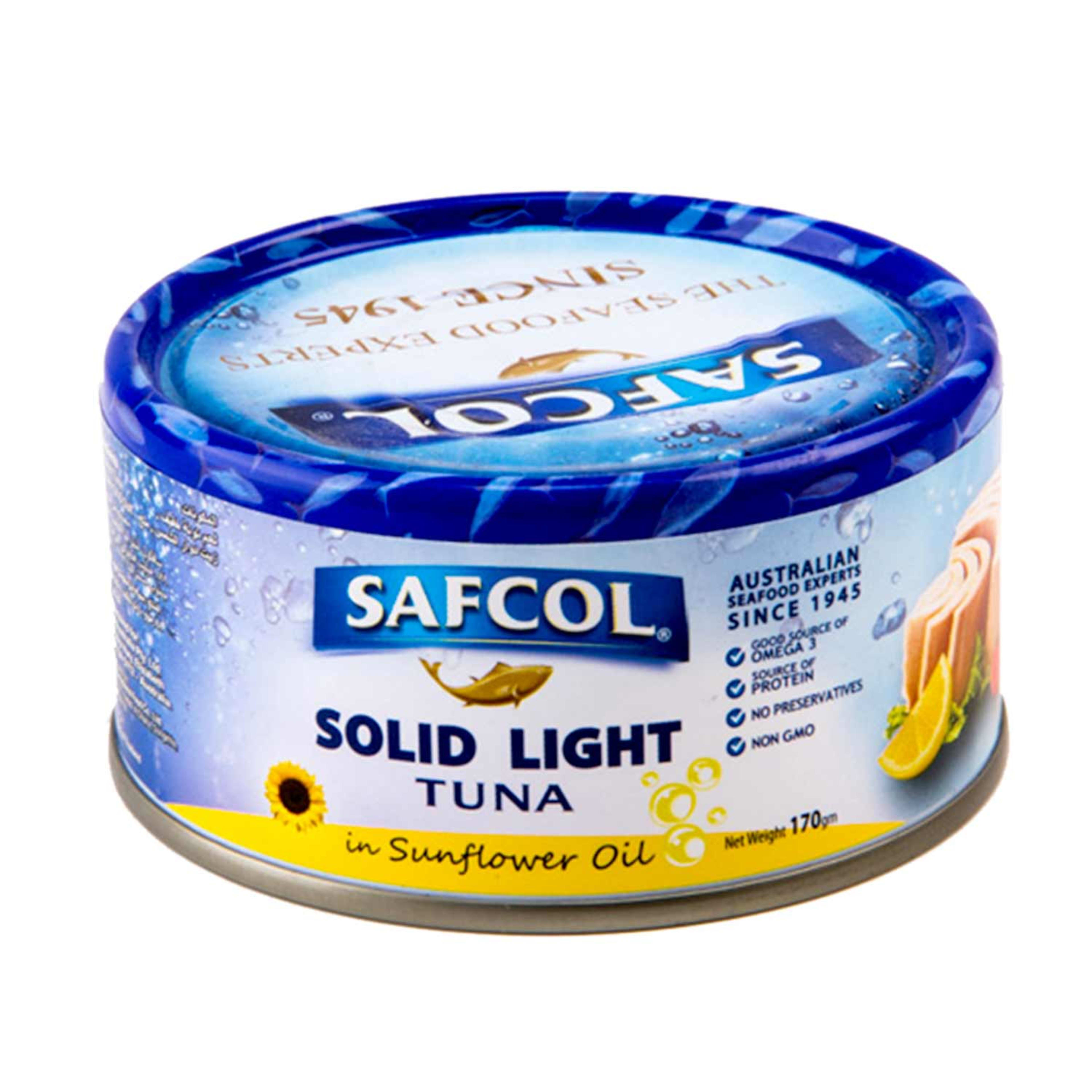 Safcol Chunk Light Tuna in Sunflower Oil 170gm