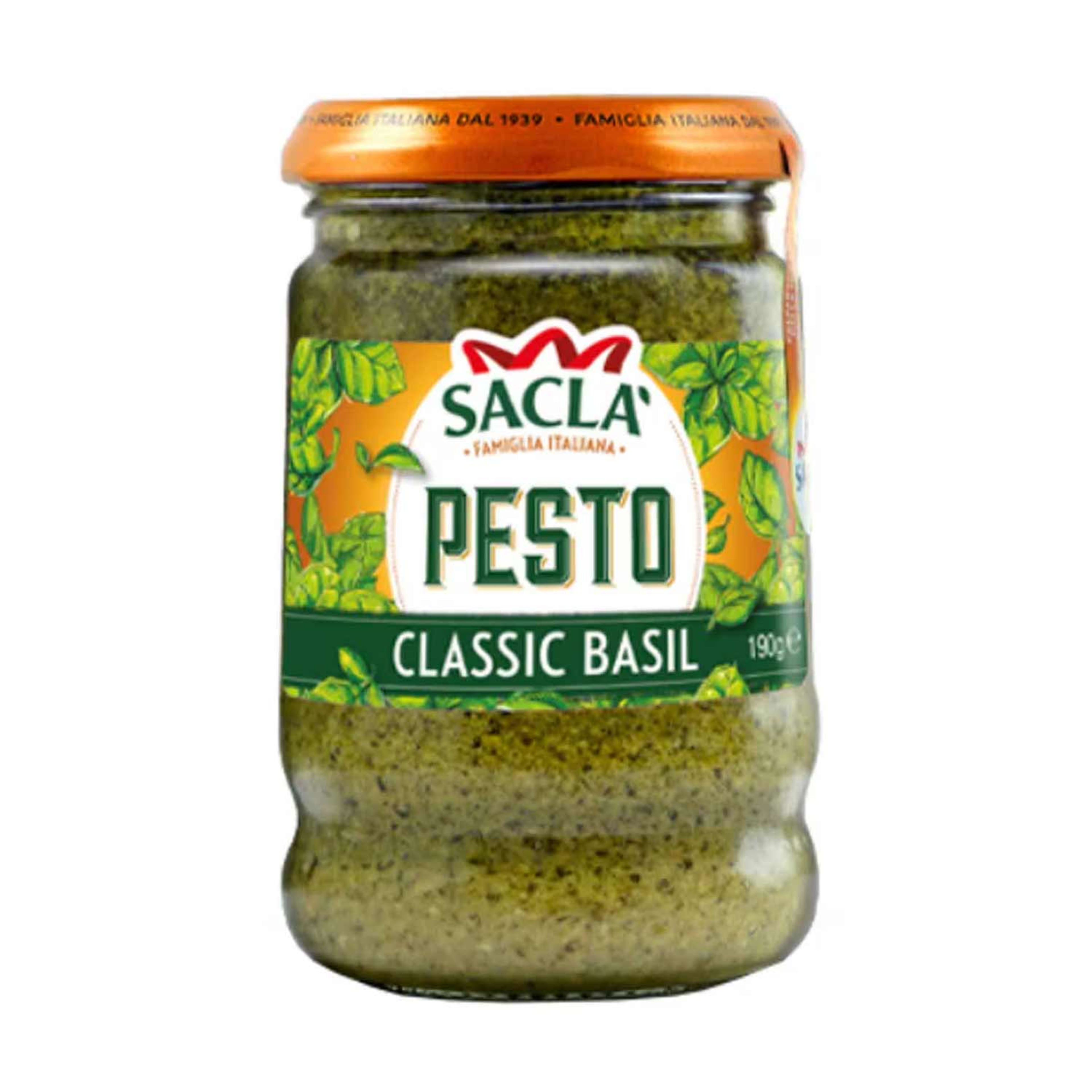 Sacla Classic Basil Pesto 190gm