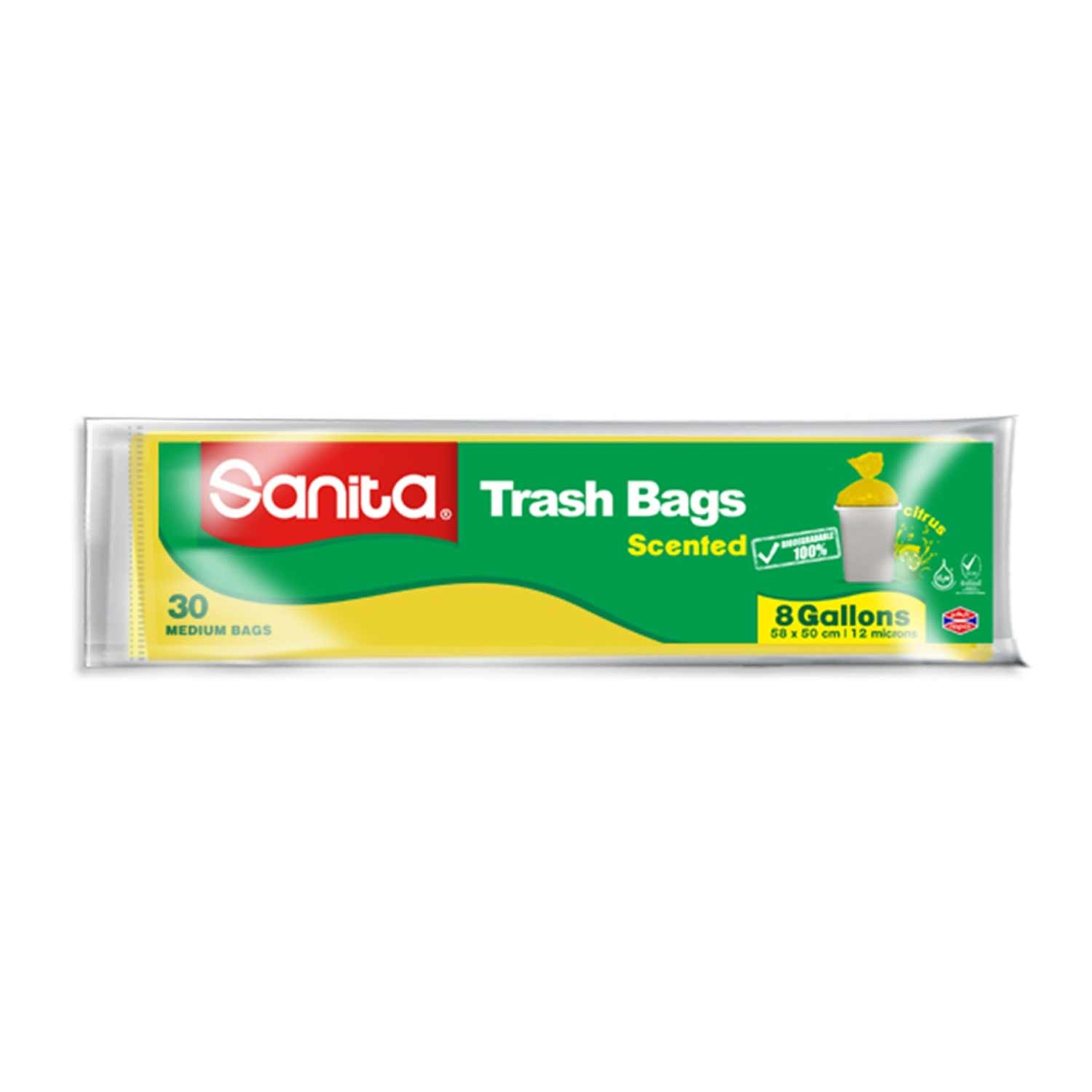Sanita Scented Trash Bags 8gallon 30bags