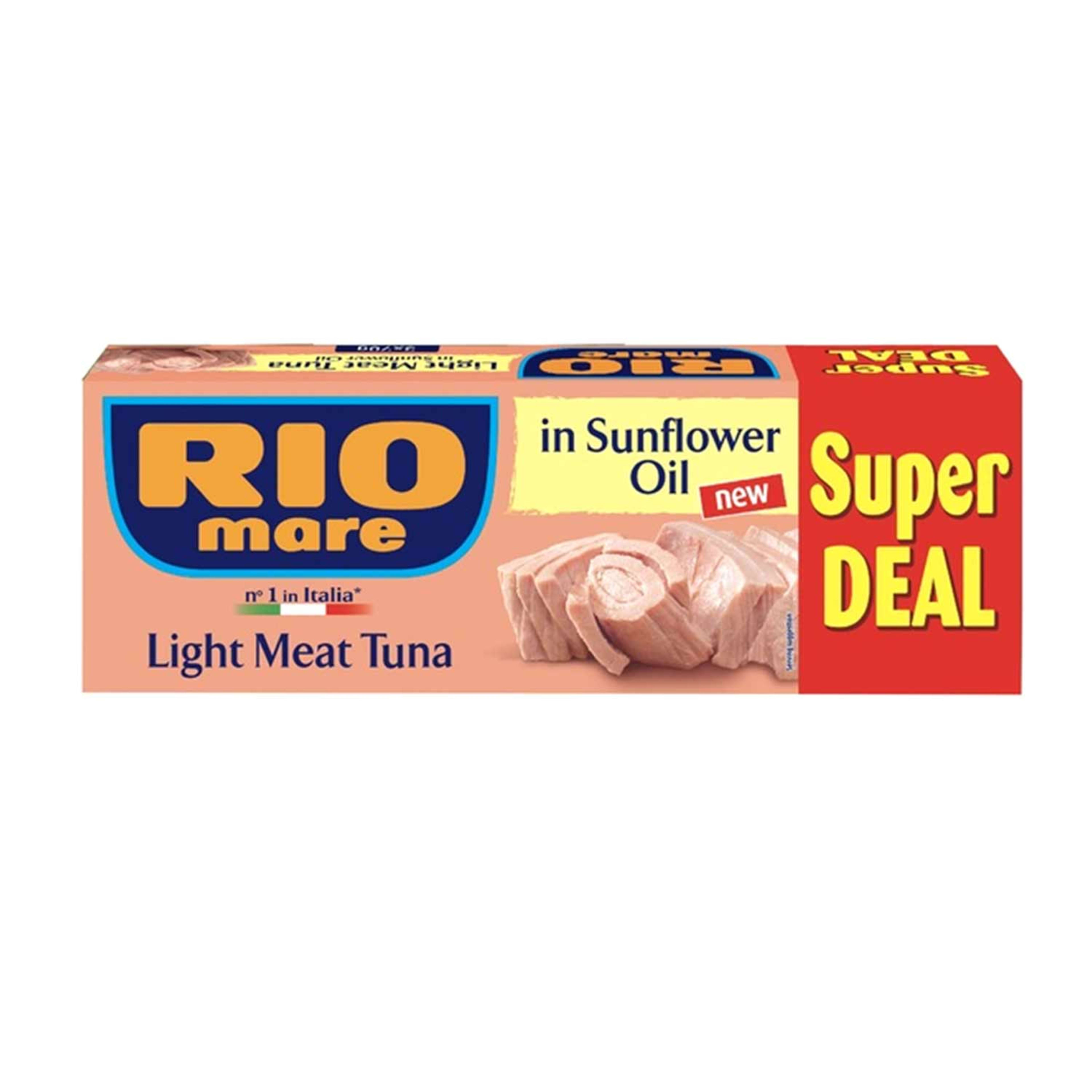 Rio Mare Light Meat Tuna in Sunflower Oil 3sx70gm Sp.offer