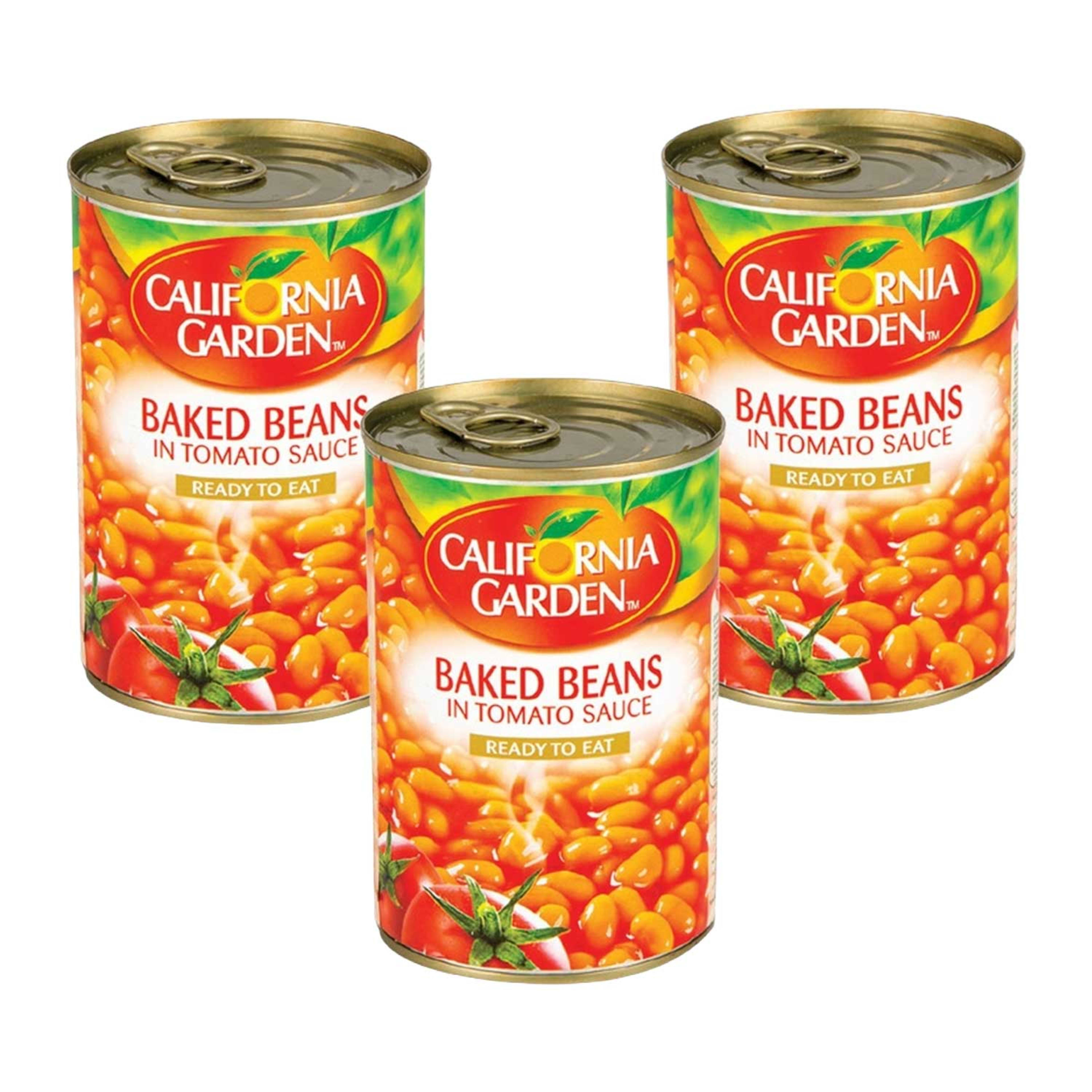 California Garden Baked Beans in Tomato Sauce 3x420gm Promo