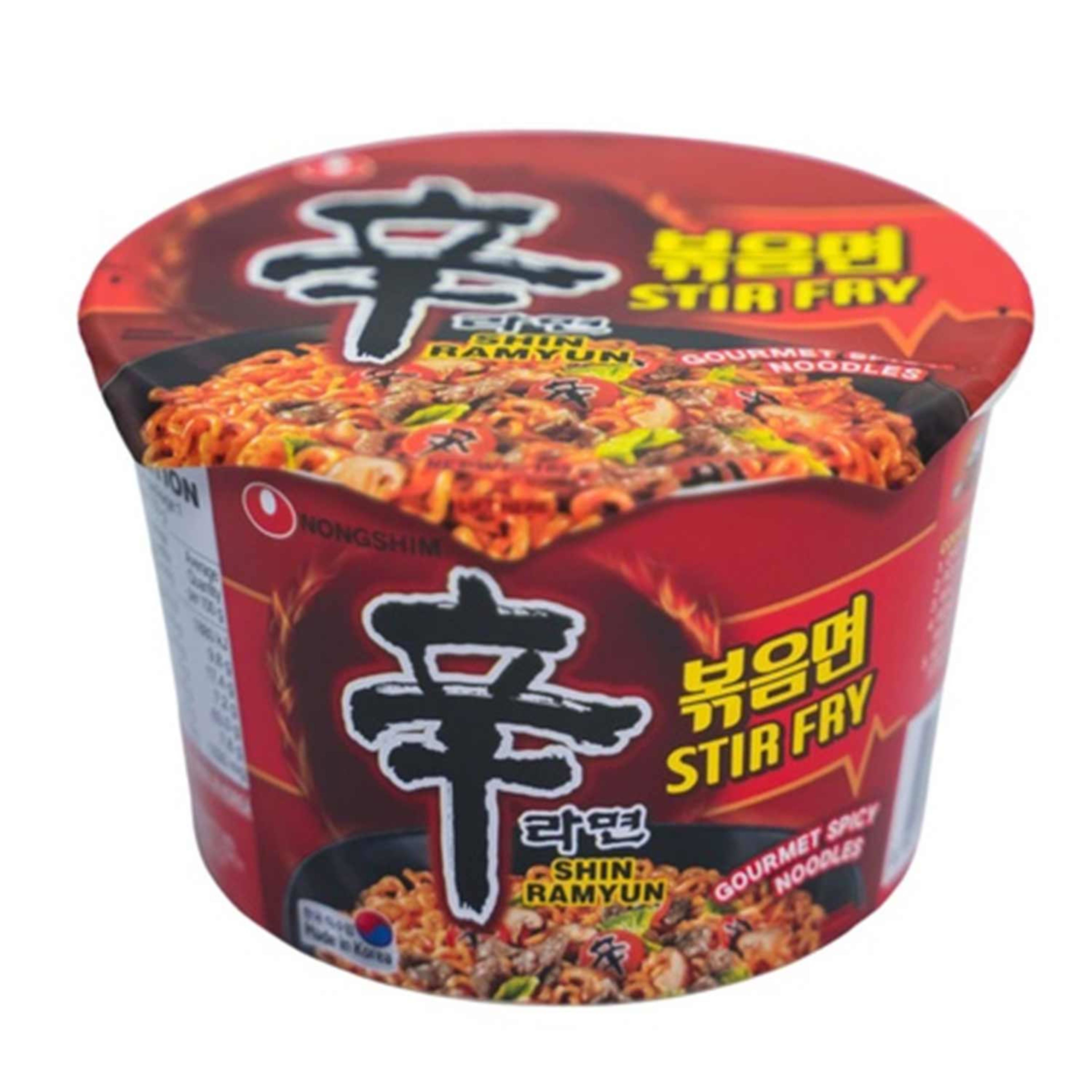 Nongshim Shin Ramyun Stir Fry Gourmet Spicy Cup Noodle 103gm