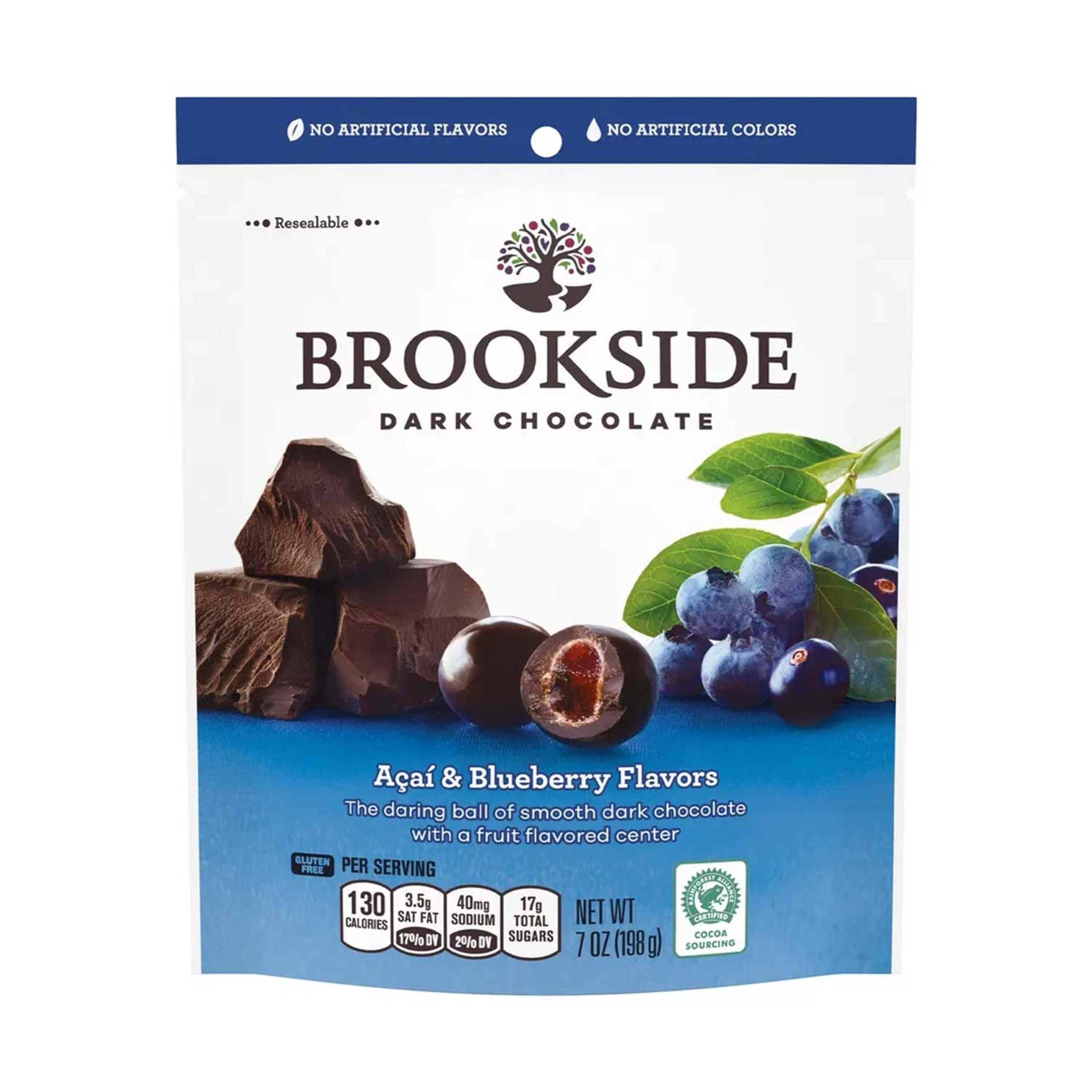 Brookside Dark Chocolate Acai and Blueberry 198gm