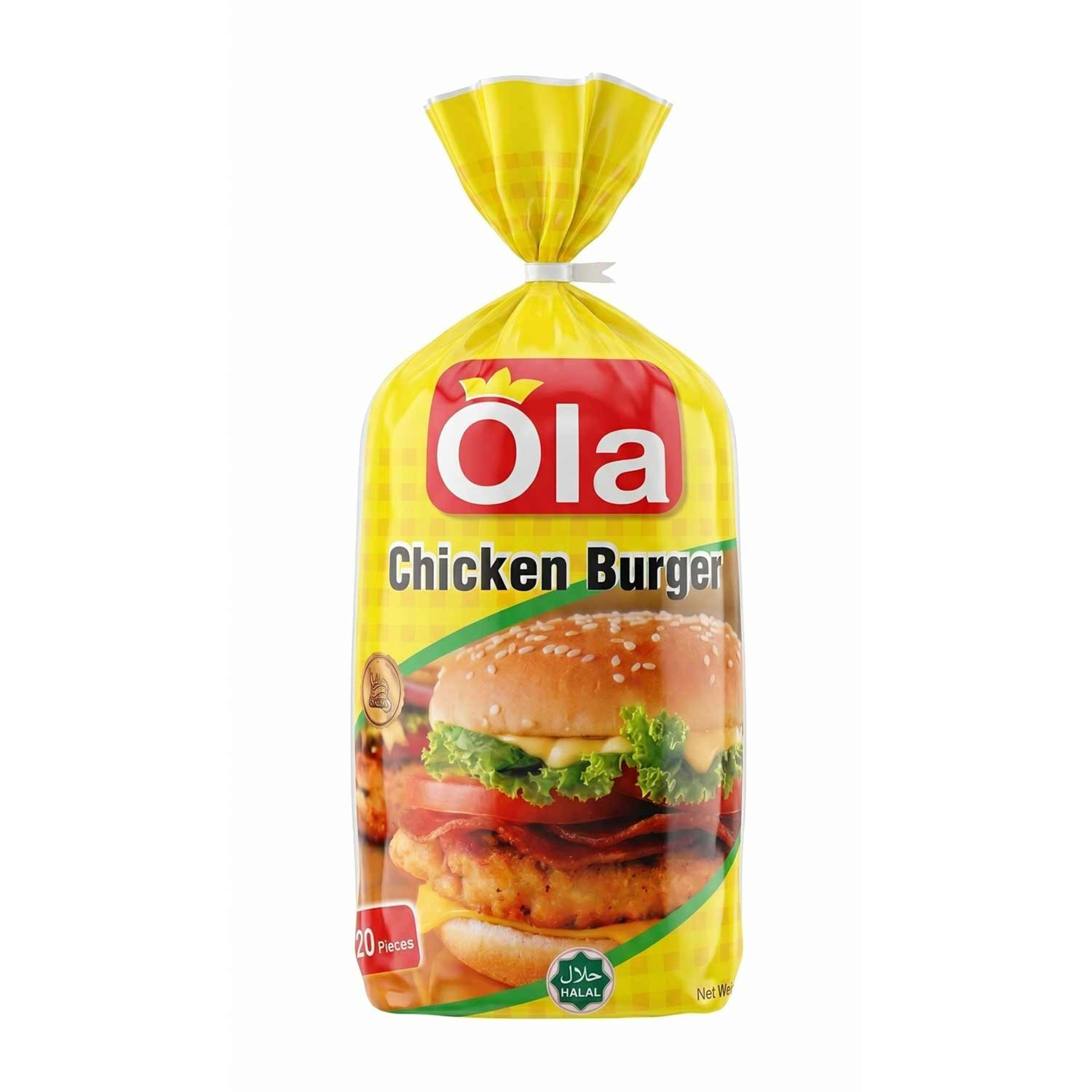 Ola Chicken Burger 20pcs 1kg