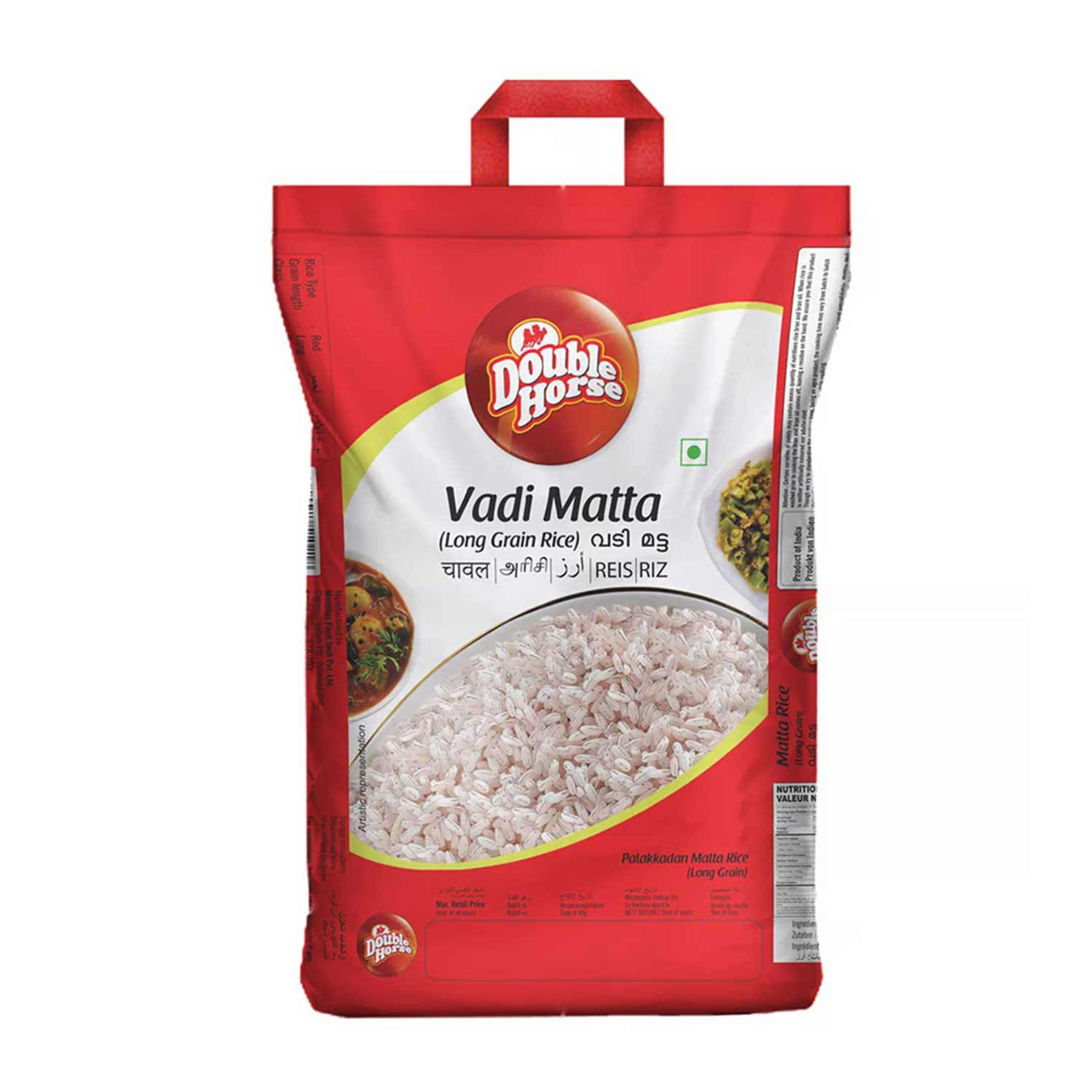 Double Horse Vadi Matta Long Grain Rice 8kg