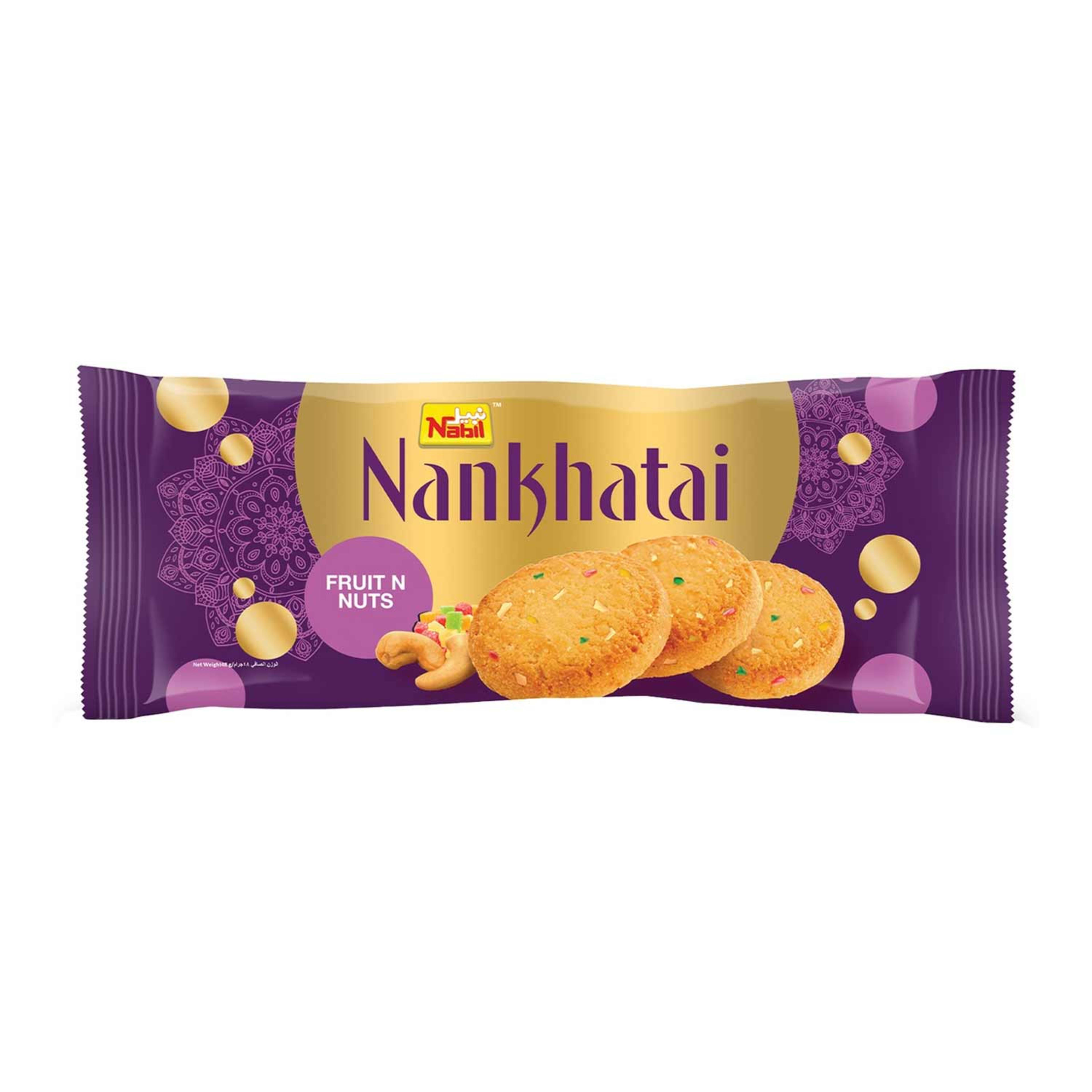 Nabil Nankhatai Fruit N Nuts Cookie 8sx48gm Promo