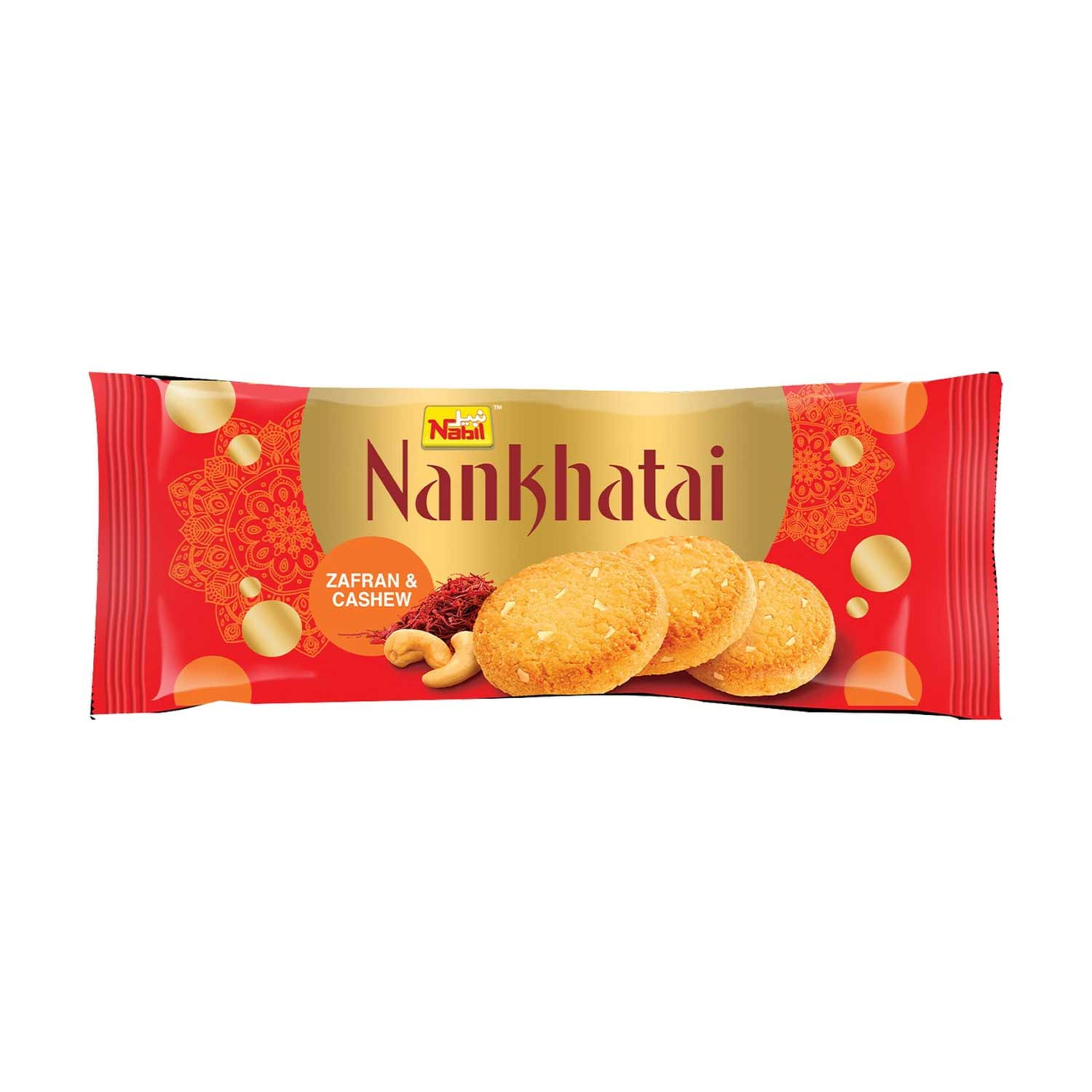Nabil Nankhatai Zafran and Cashew Cookie 8sx48gm Promo