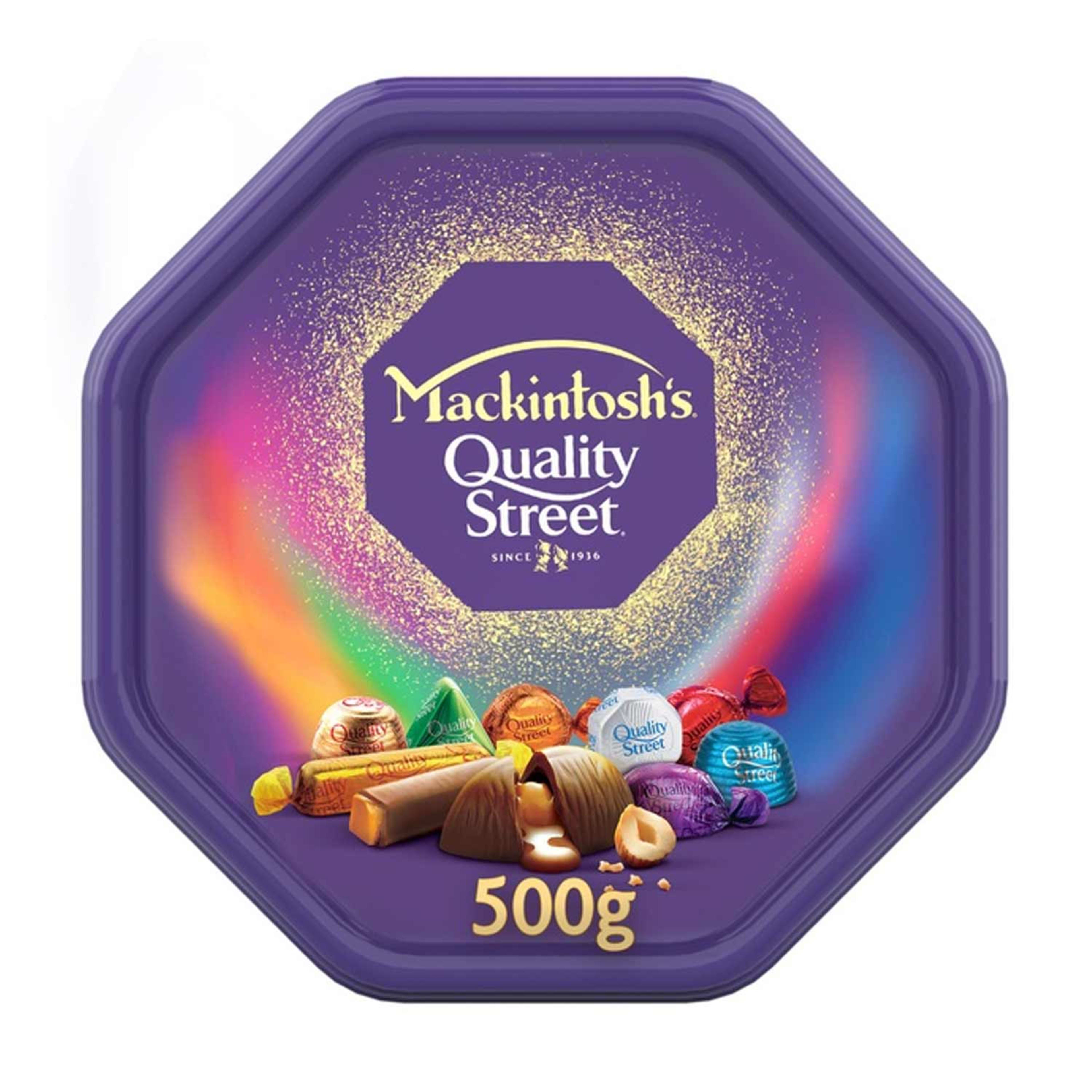 Mackintosh's Quality Street Chocolate(tub) 500gm