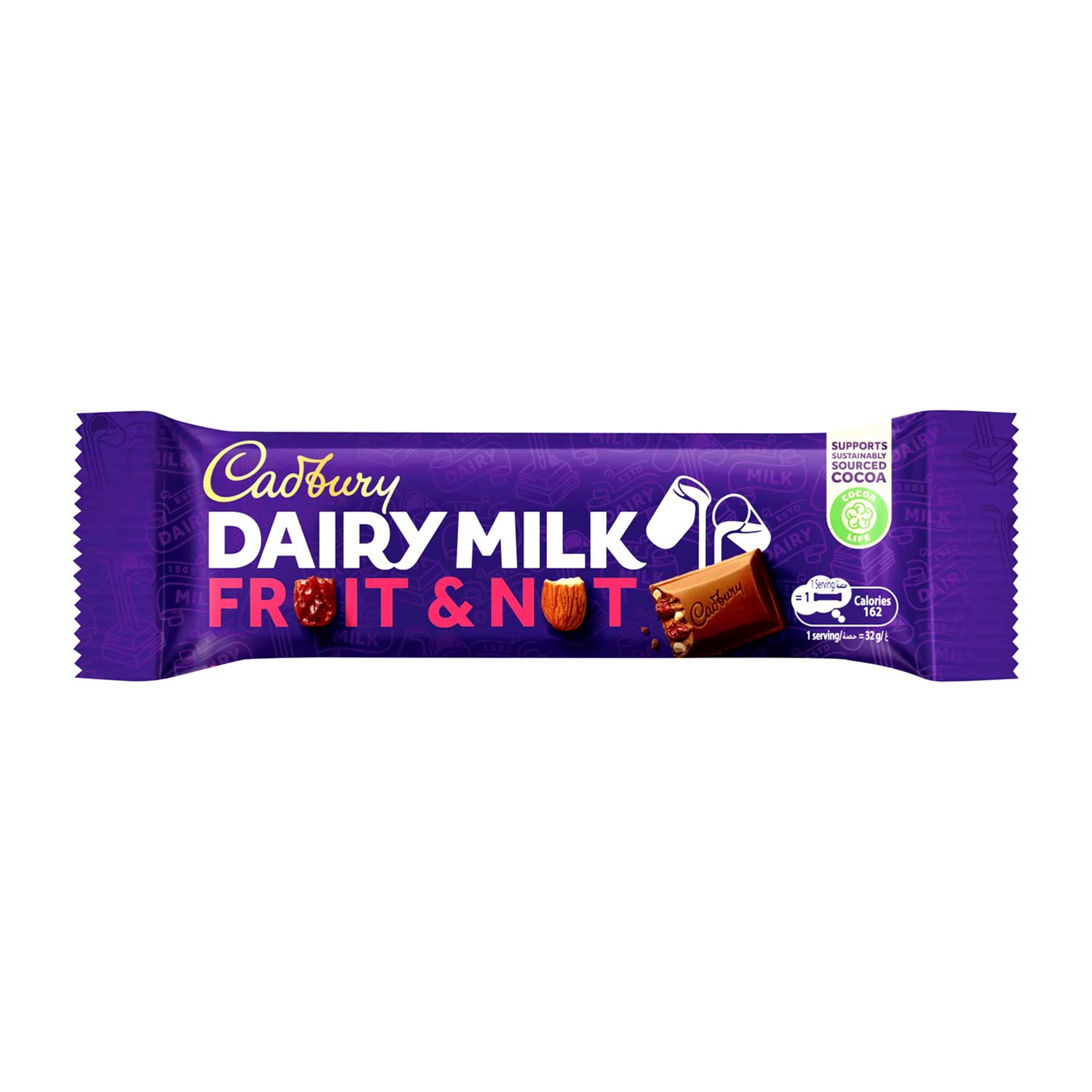 Cadbury Dairy Milk Fruit & Nut Chocolate 35gm