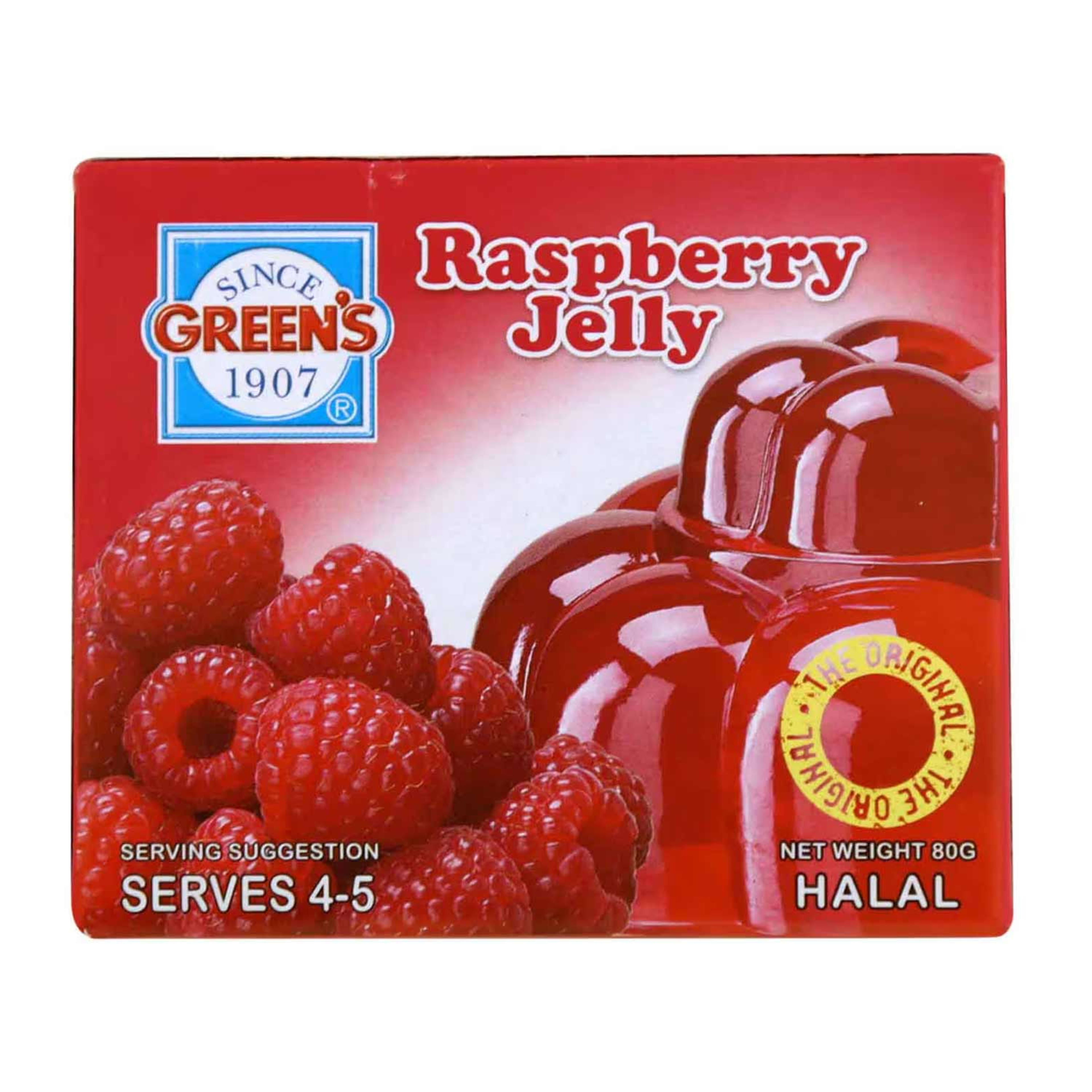 Green's Raspberry Jelly Mix 85gm