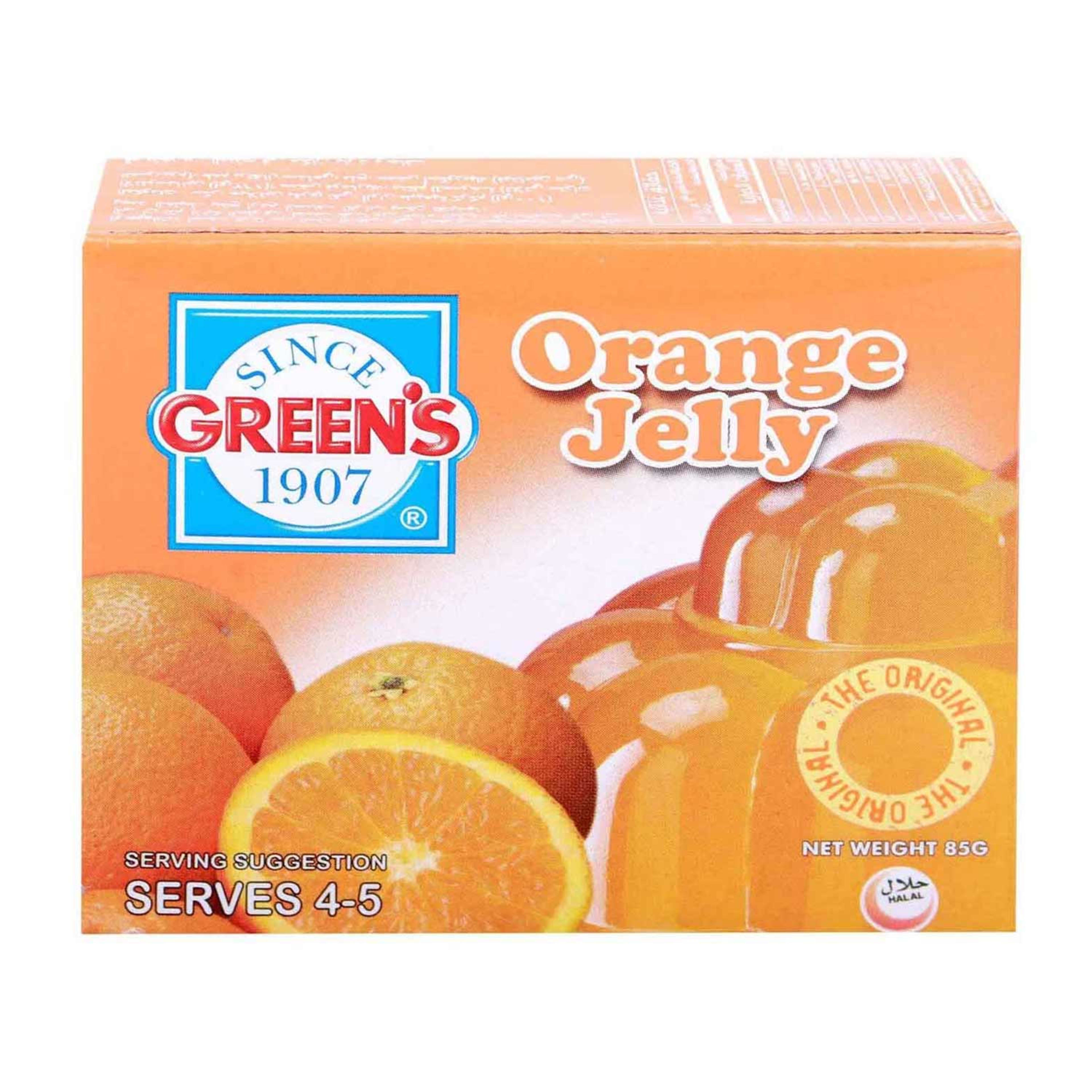 Green's Orange Jelly Mix 85gm