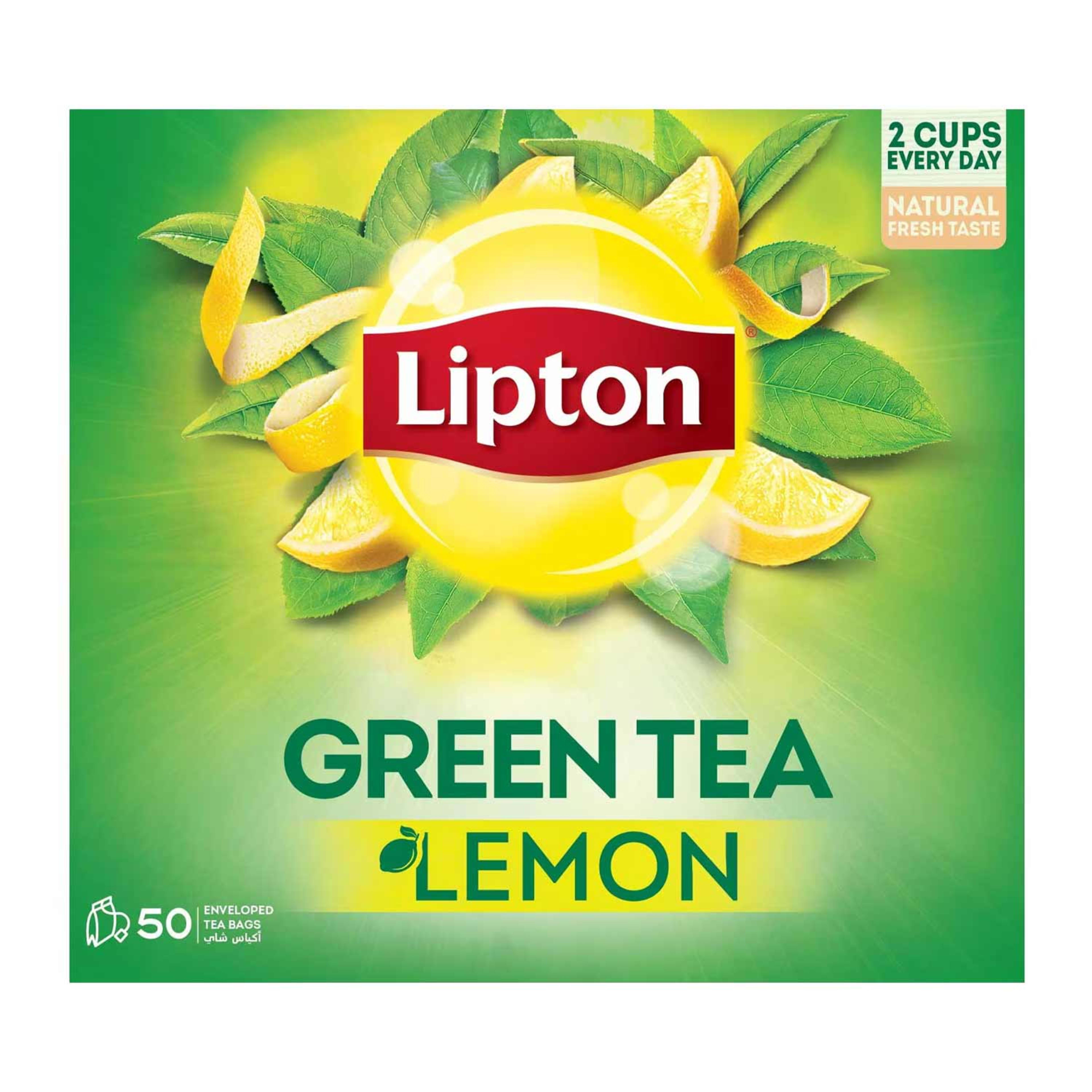 Lipton Green Tea Lemon 50s 65gm