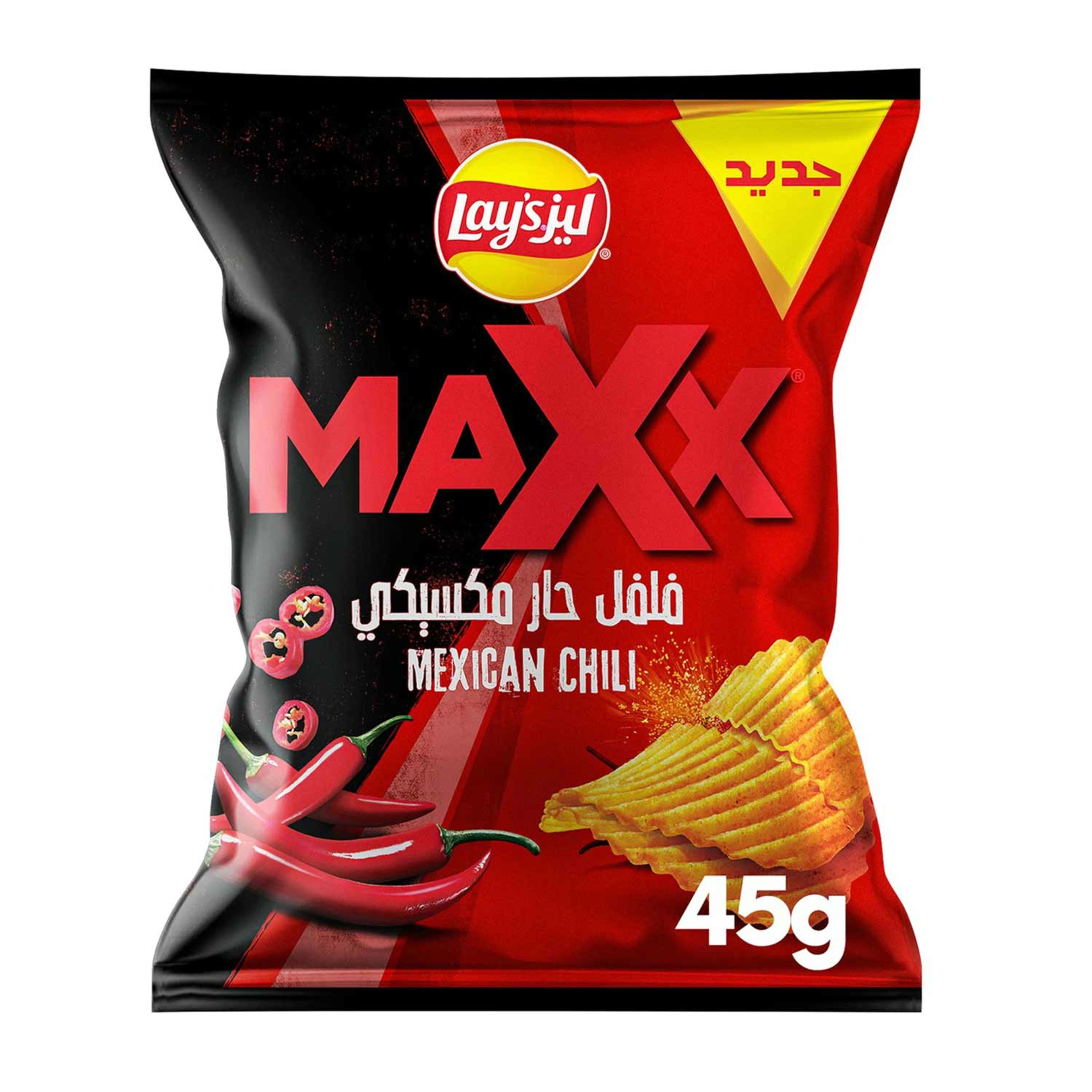 Lay's Maxx Mexican Chili Potato Chips 45gm