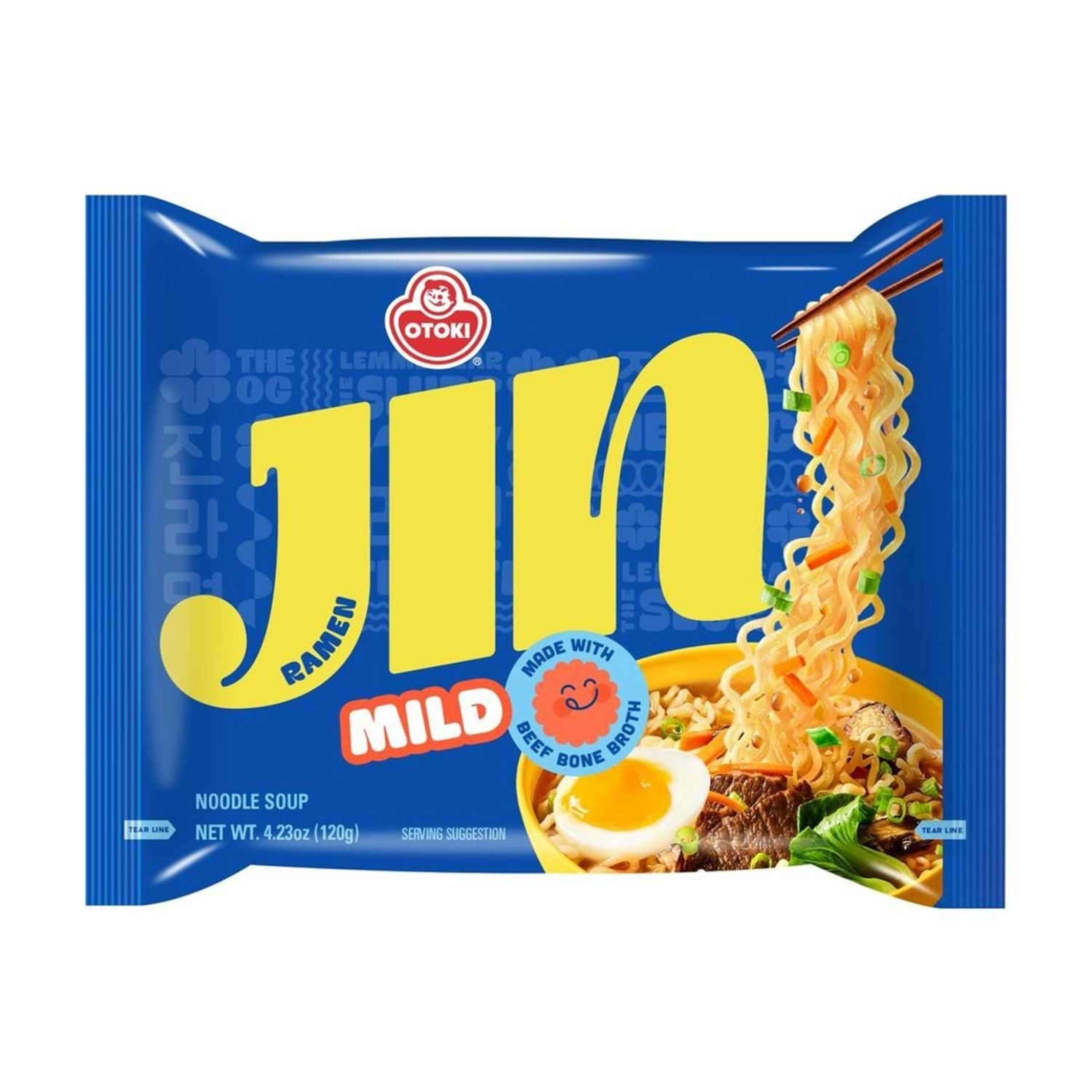 Ottogi Jin Ramen Mild Noodles 120gm