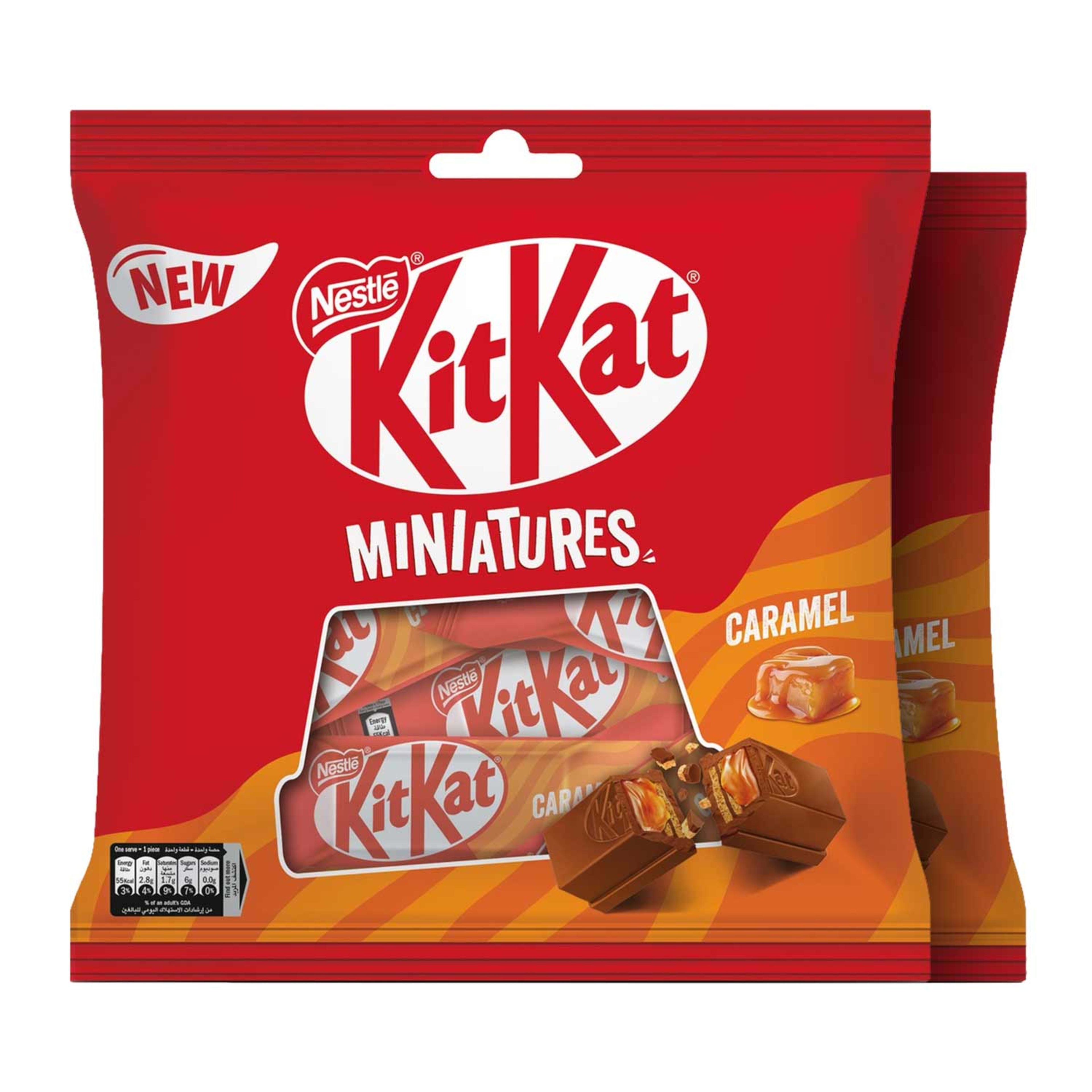 Nestle Kitkat Miniatures Caramel 10pcs 2x110gm Promo