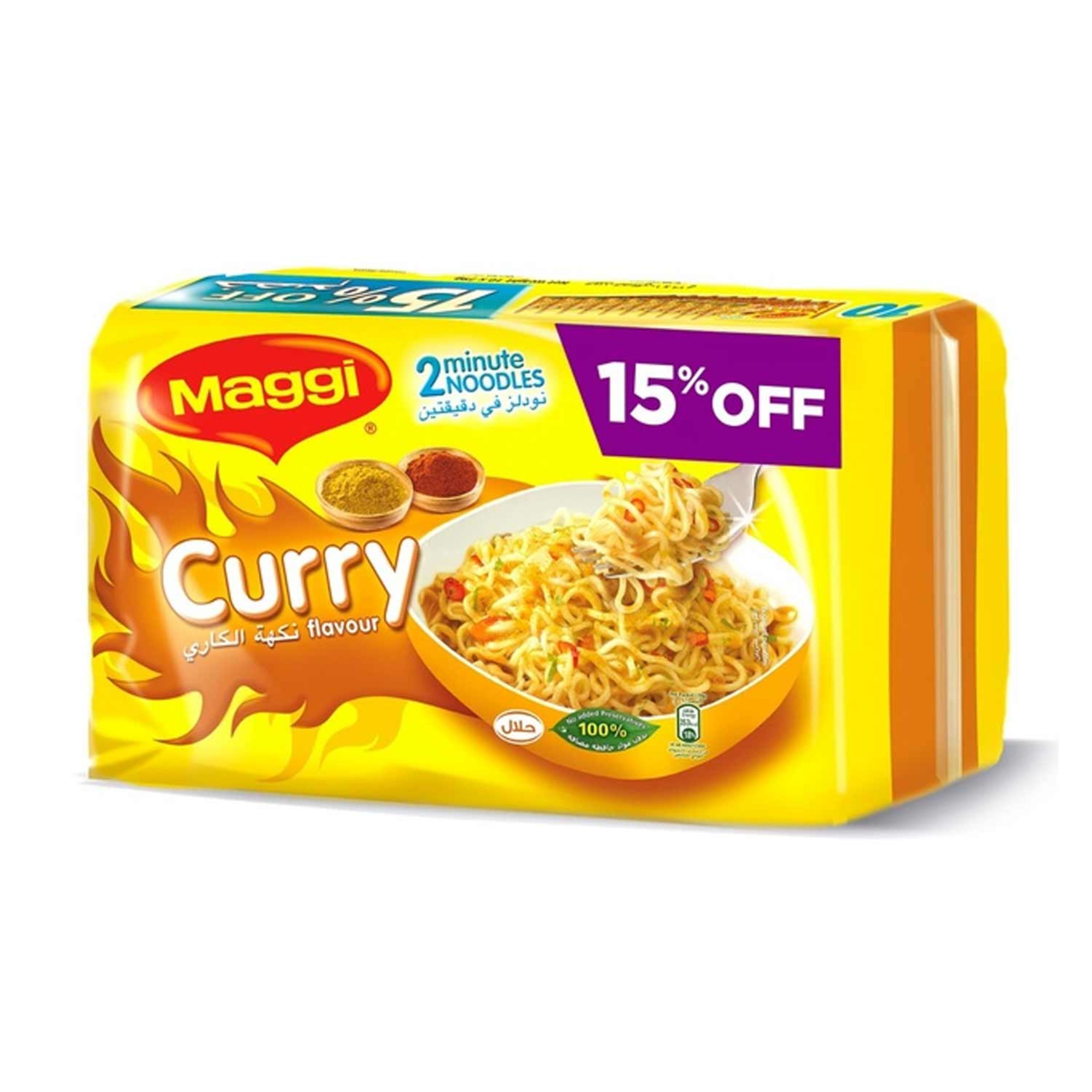 Nestle Maggi Noodles Curry 10x79gm Promo