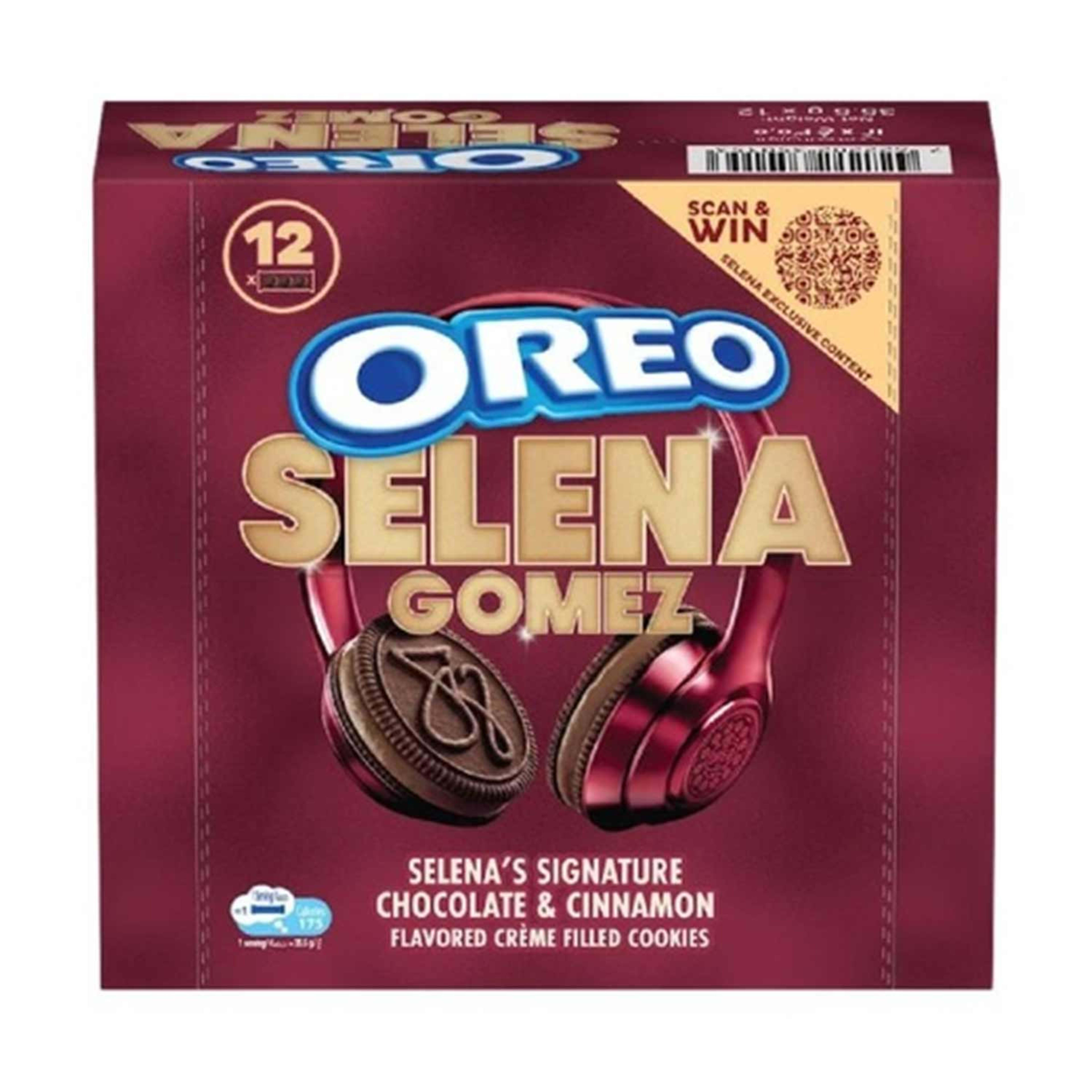Oreo Selena Gomez Chocolate & Cinnamon Filled Cookies 35.5gm