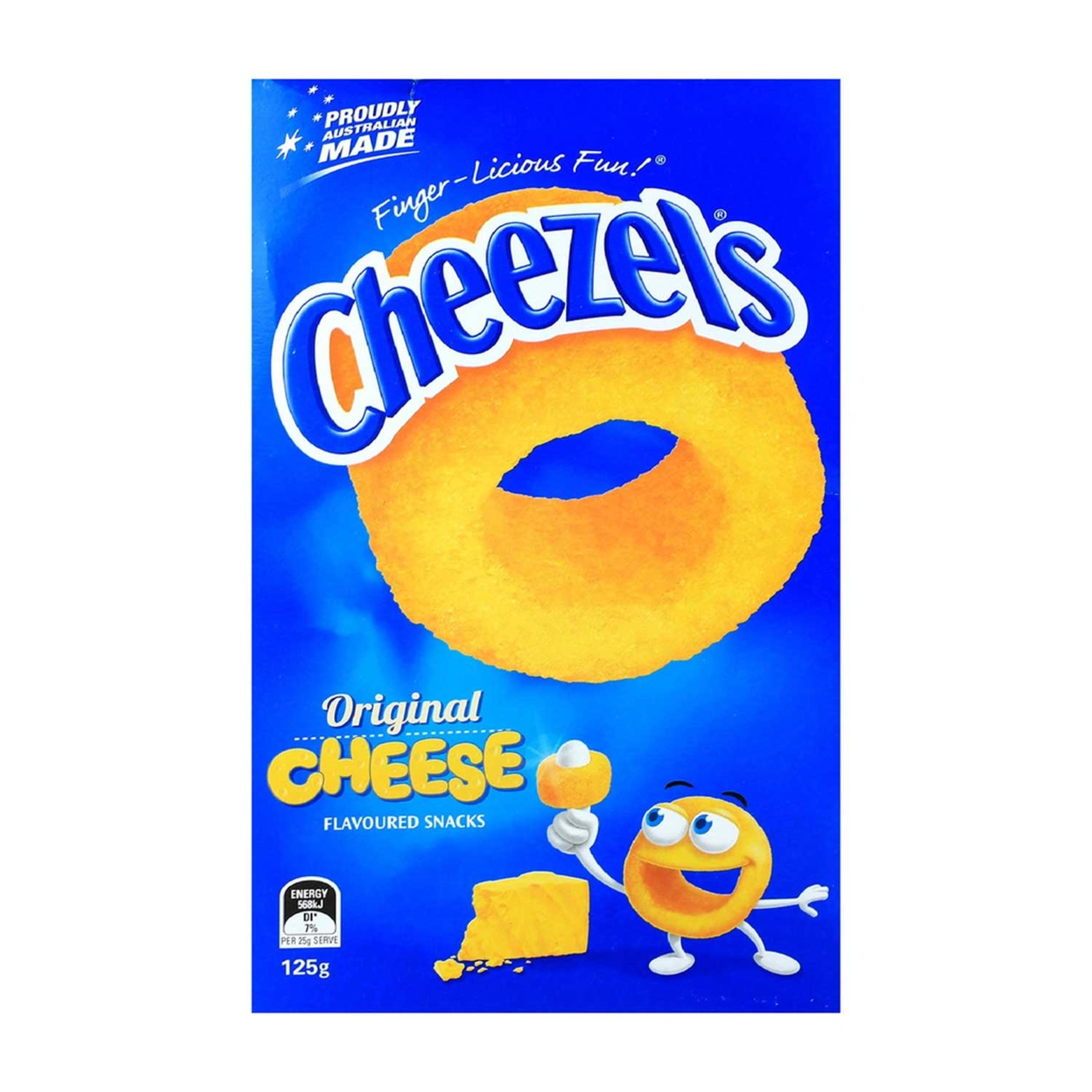 Cheezels Original Cheese Flavoured Snacks 125gm