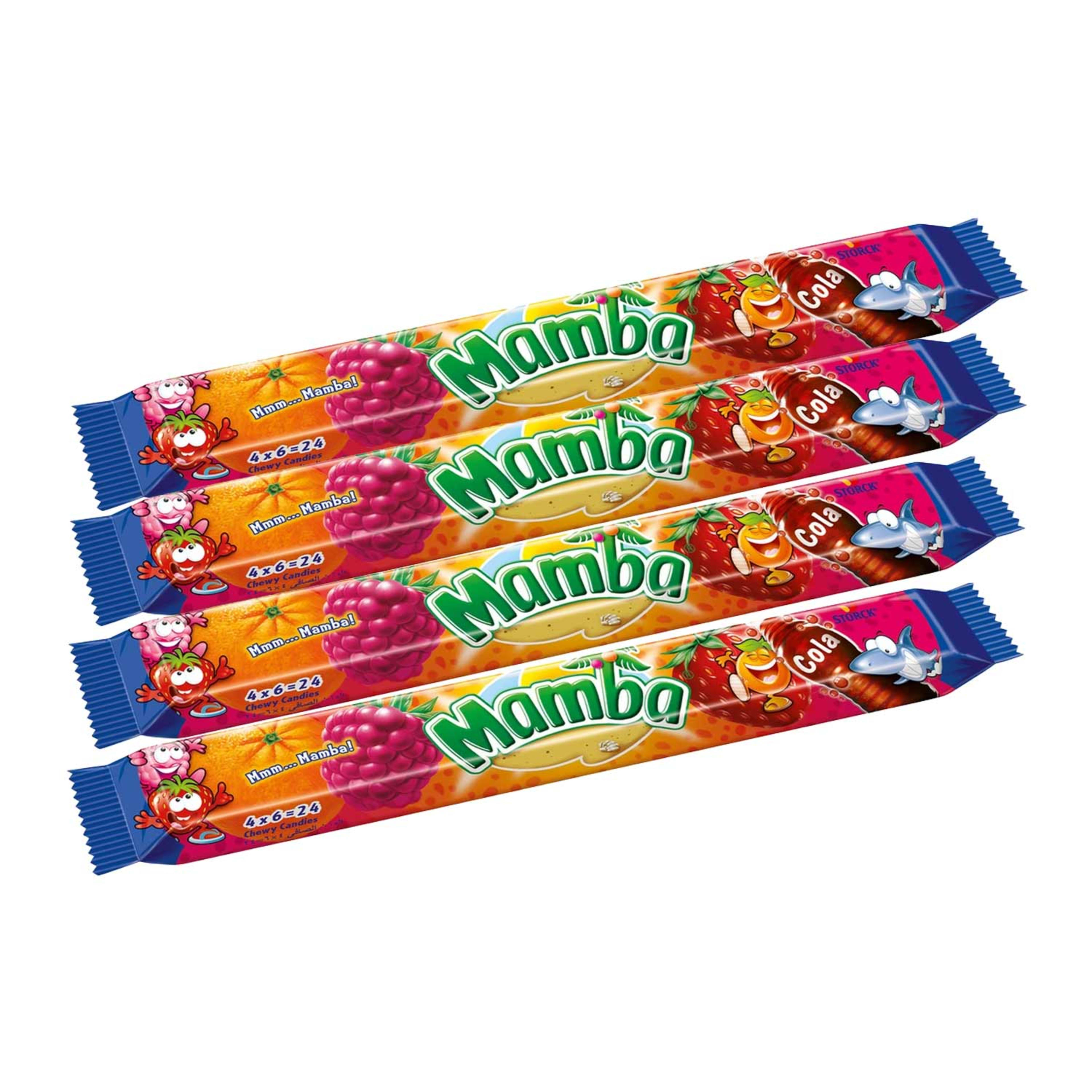 Storck Mamba Fruit Chews 4's 106gm