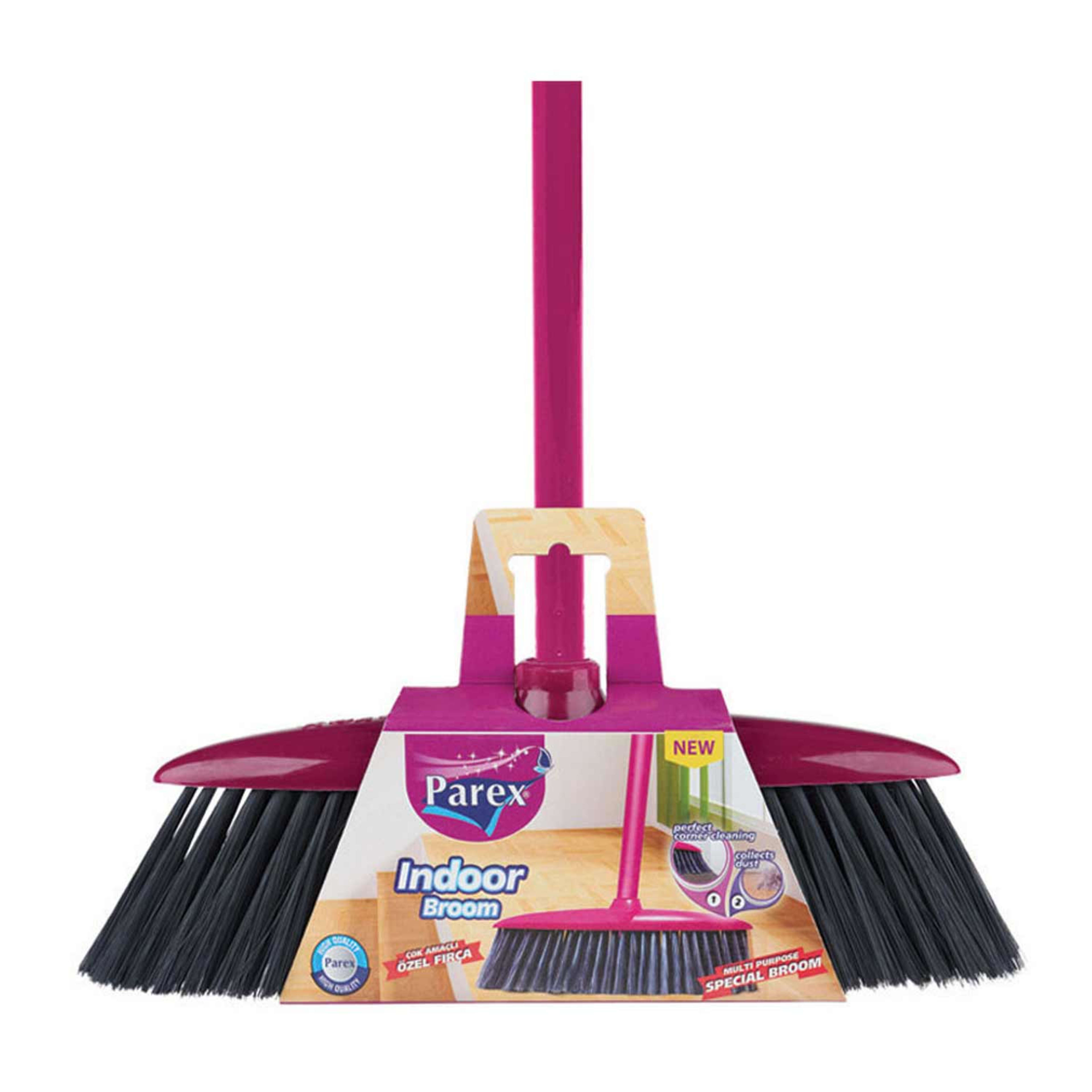 Parex Indoor Broom with Handle