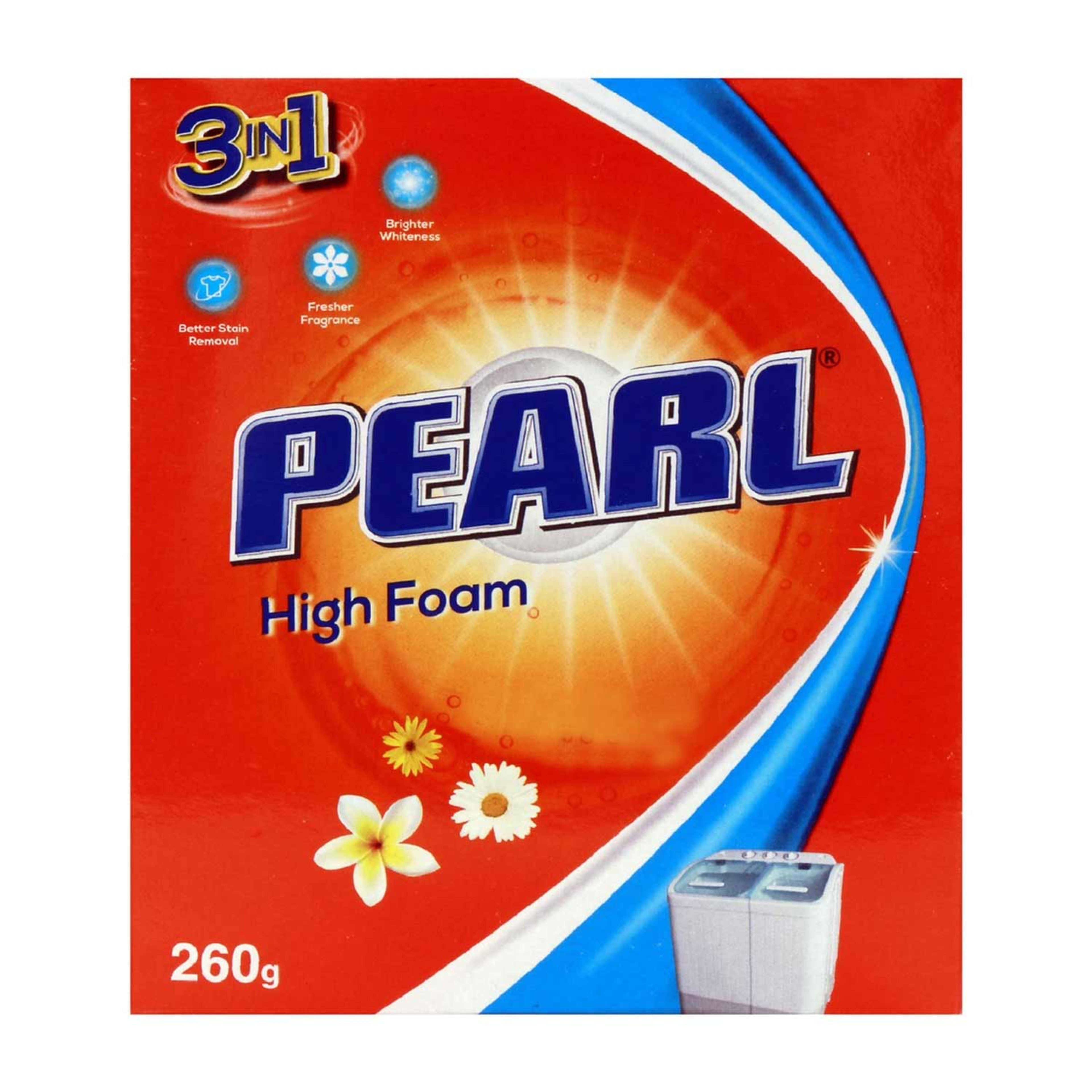 Pearl High Foam Detergent Powder 260gm