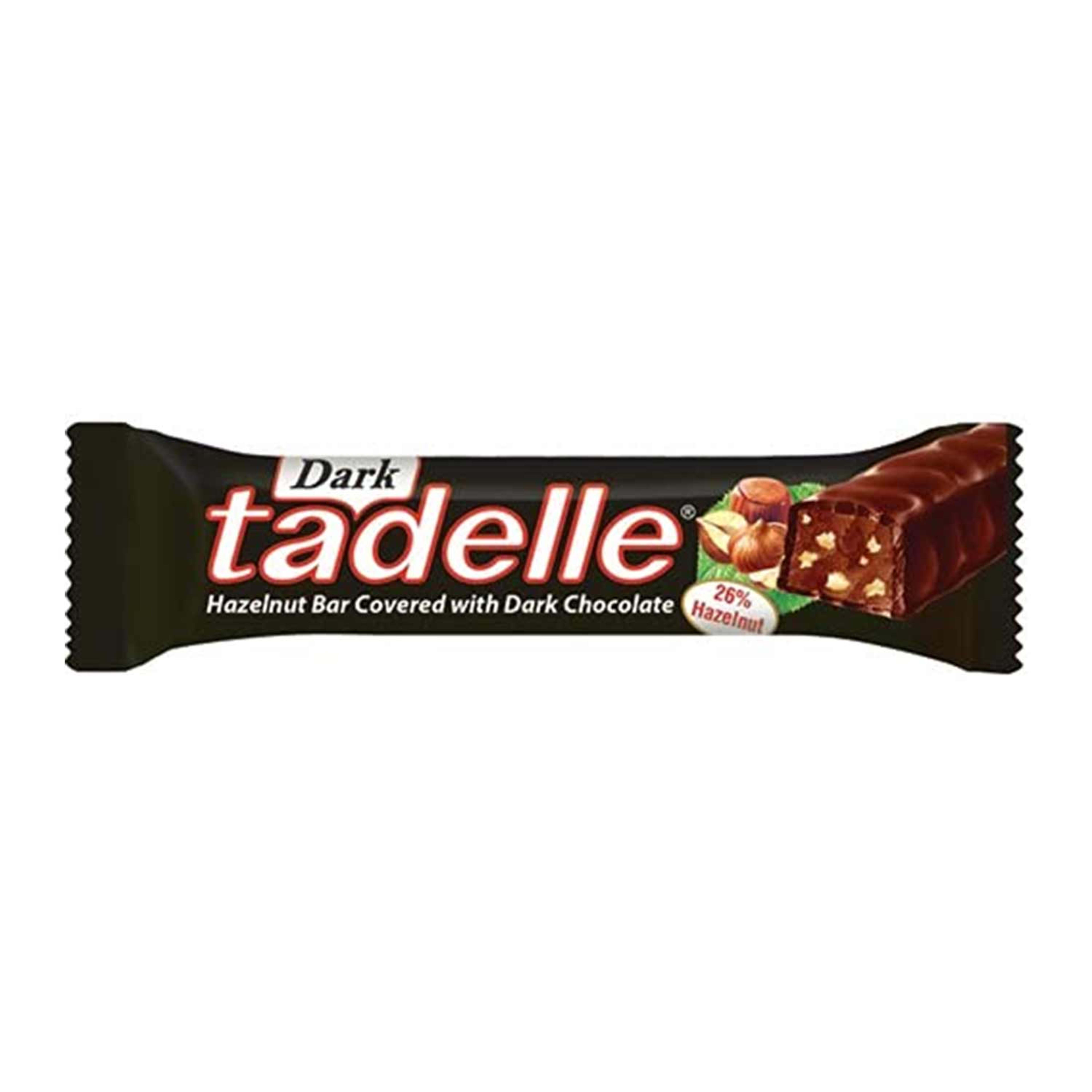 Tadelle Hazelnuts Bar Covered with Dark Chocolate 30gm