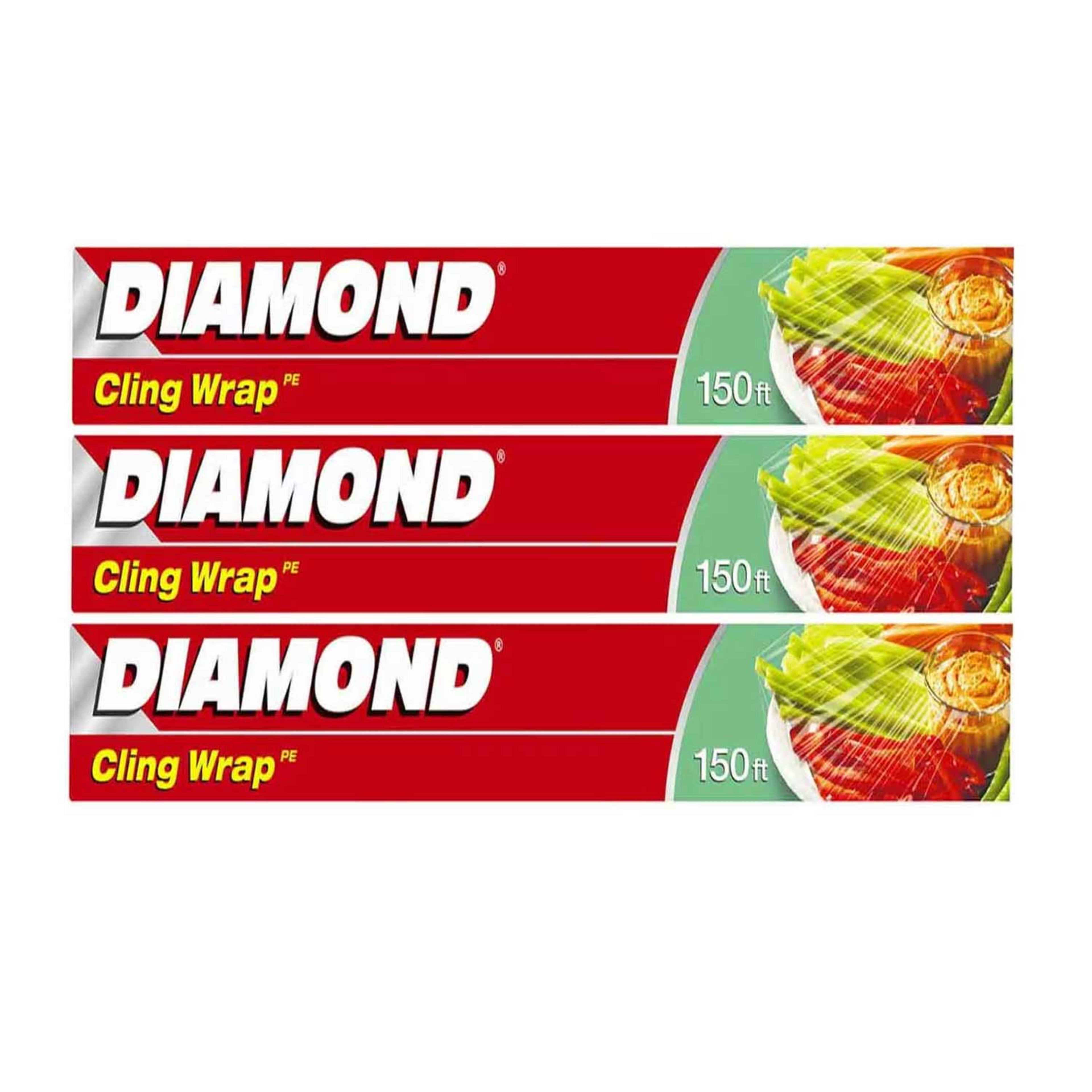 Diamond Cling Wrap (oxo-biodegradable) 150ftx45mx3pcs Promo