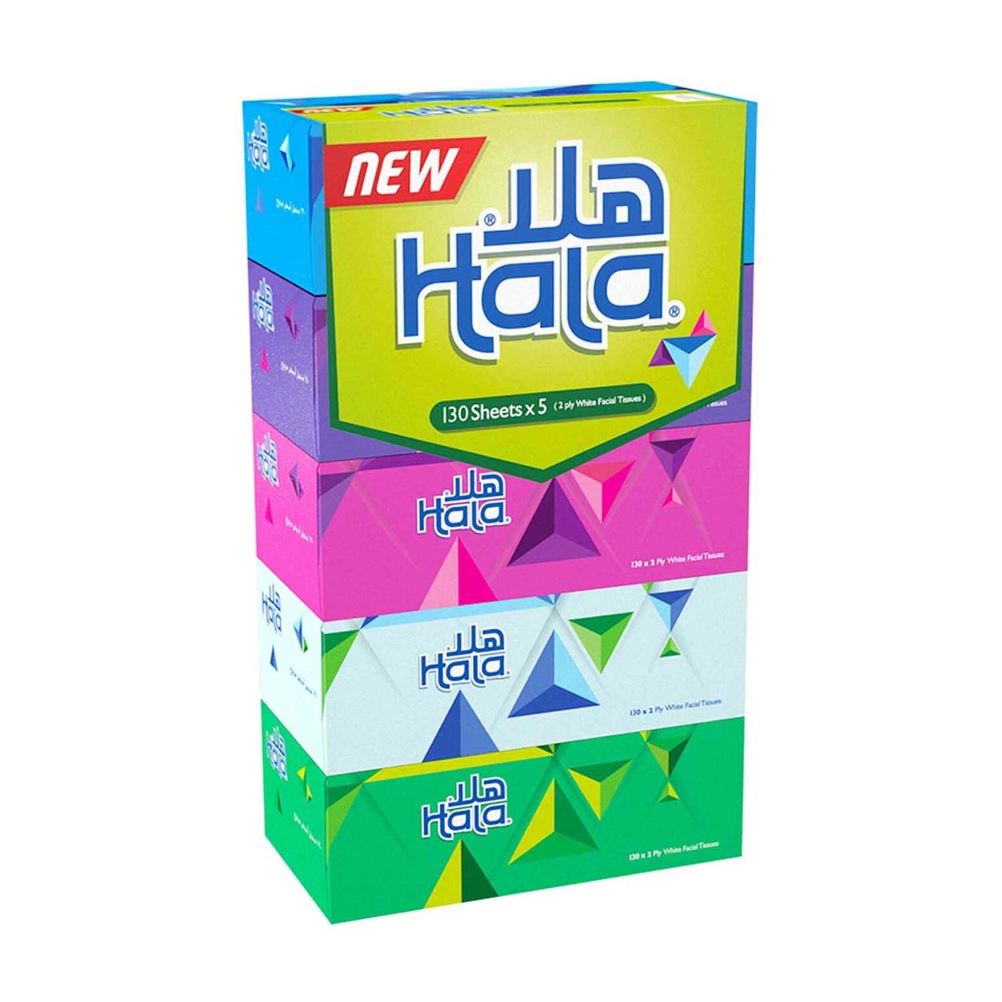 Hala Facial Tissues 2ply X 130sheets