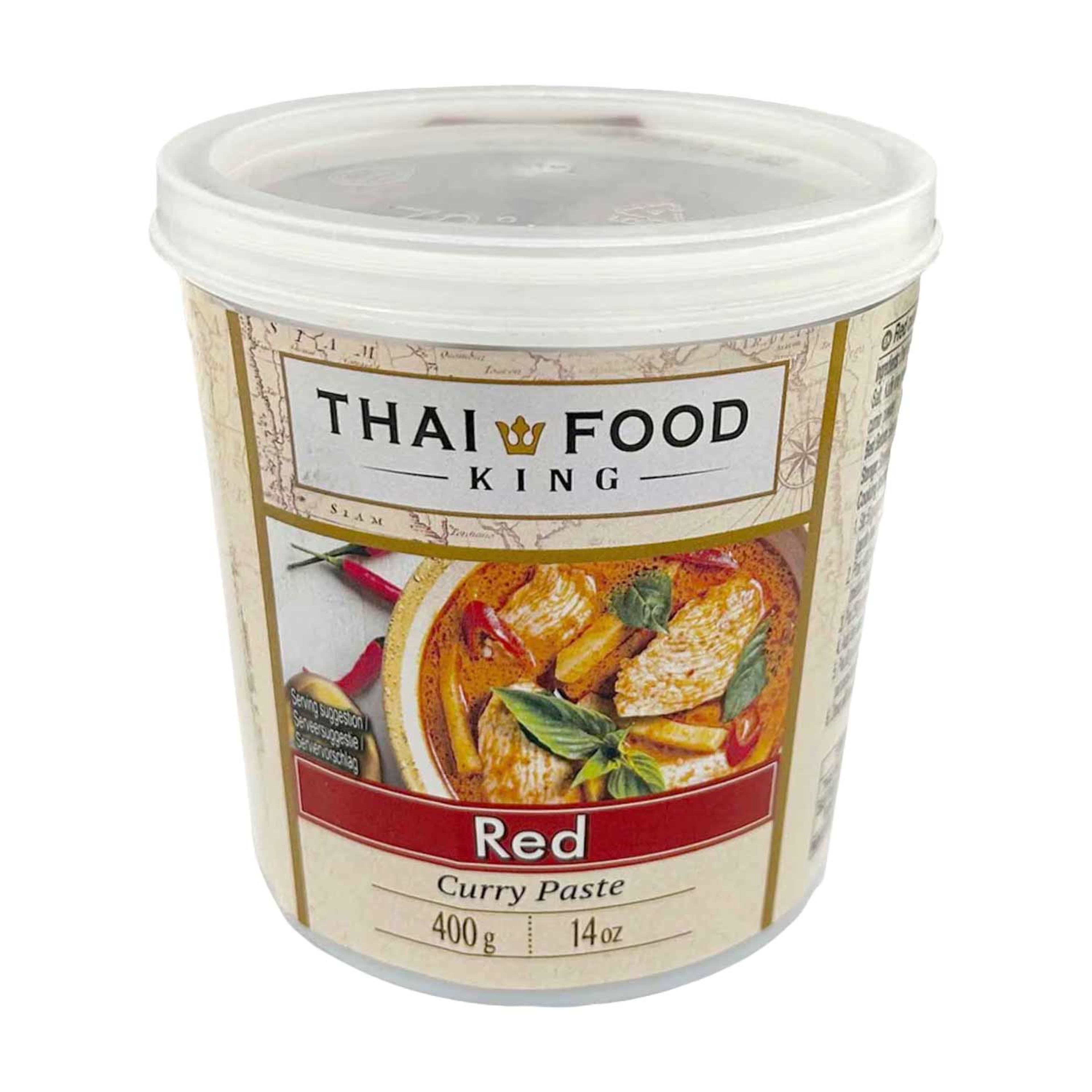 Thai Food King Red Curry Paste 400g