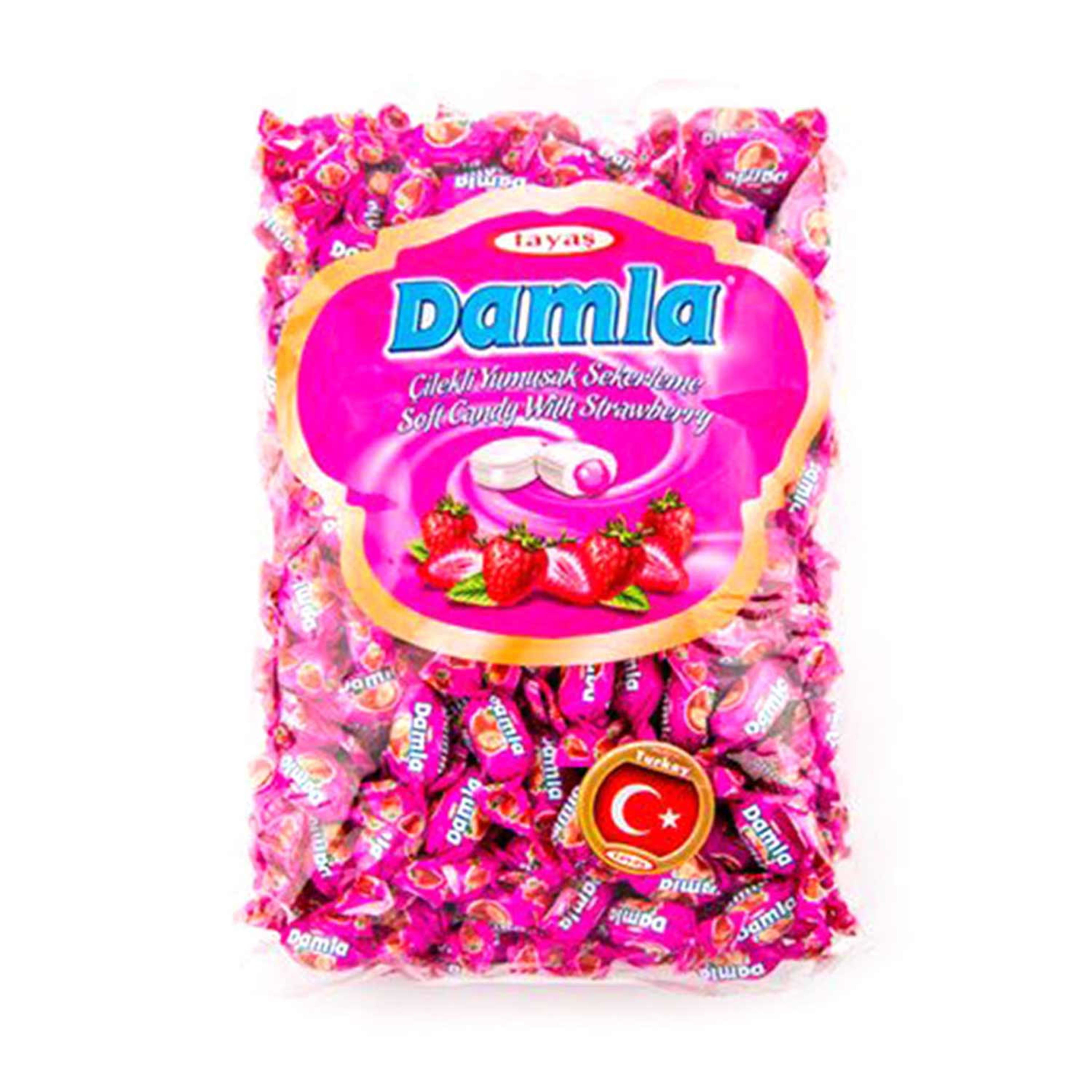 Tayas Damla Strawberry Fruit Chew 1kg