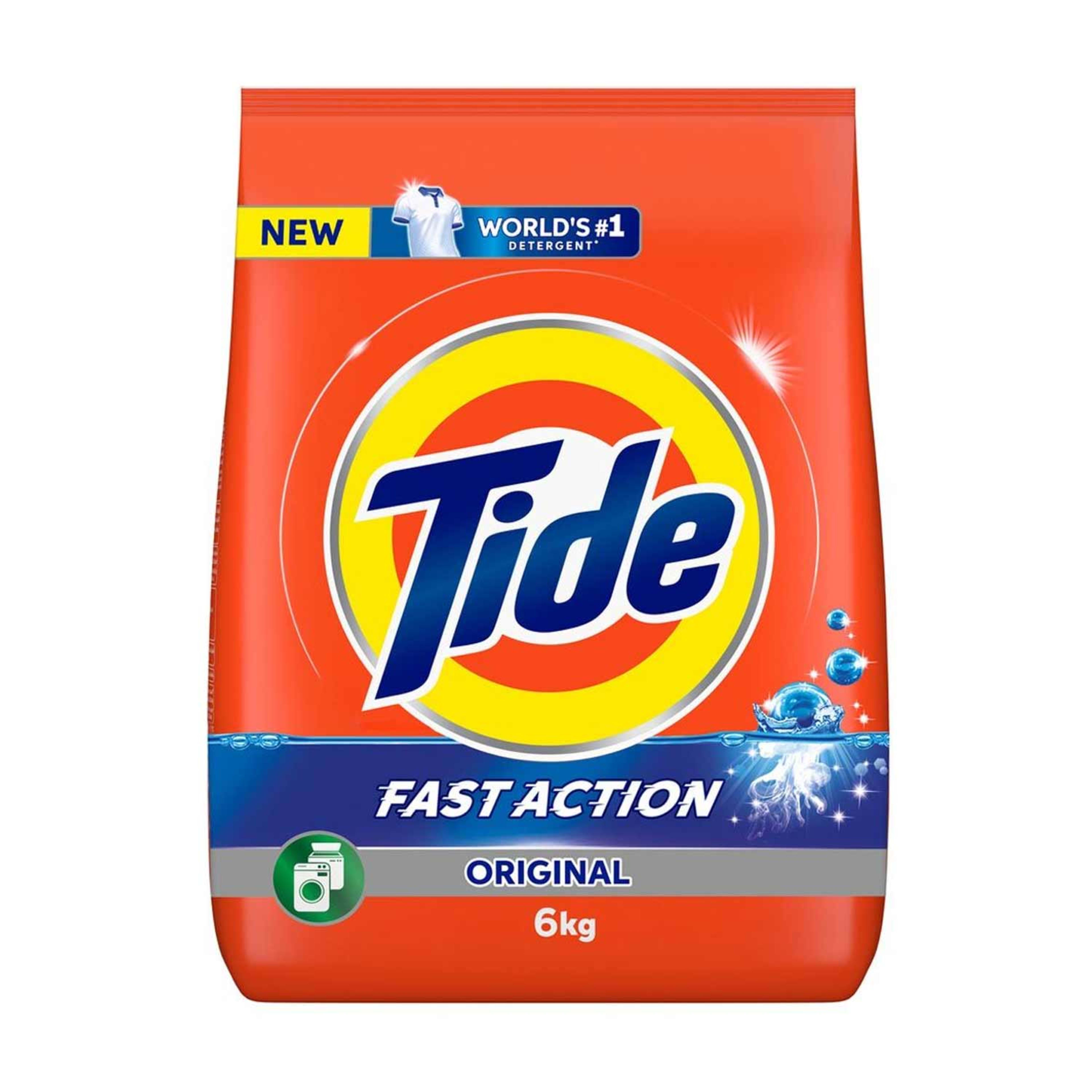 Tide Fast Action Ls Original Detergent Powder 6kg