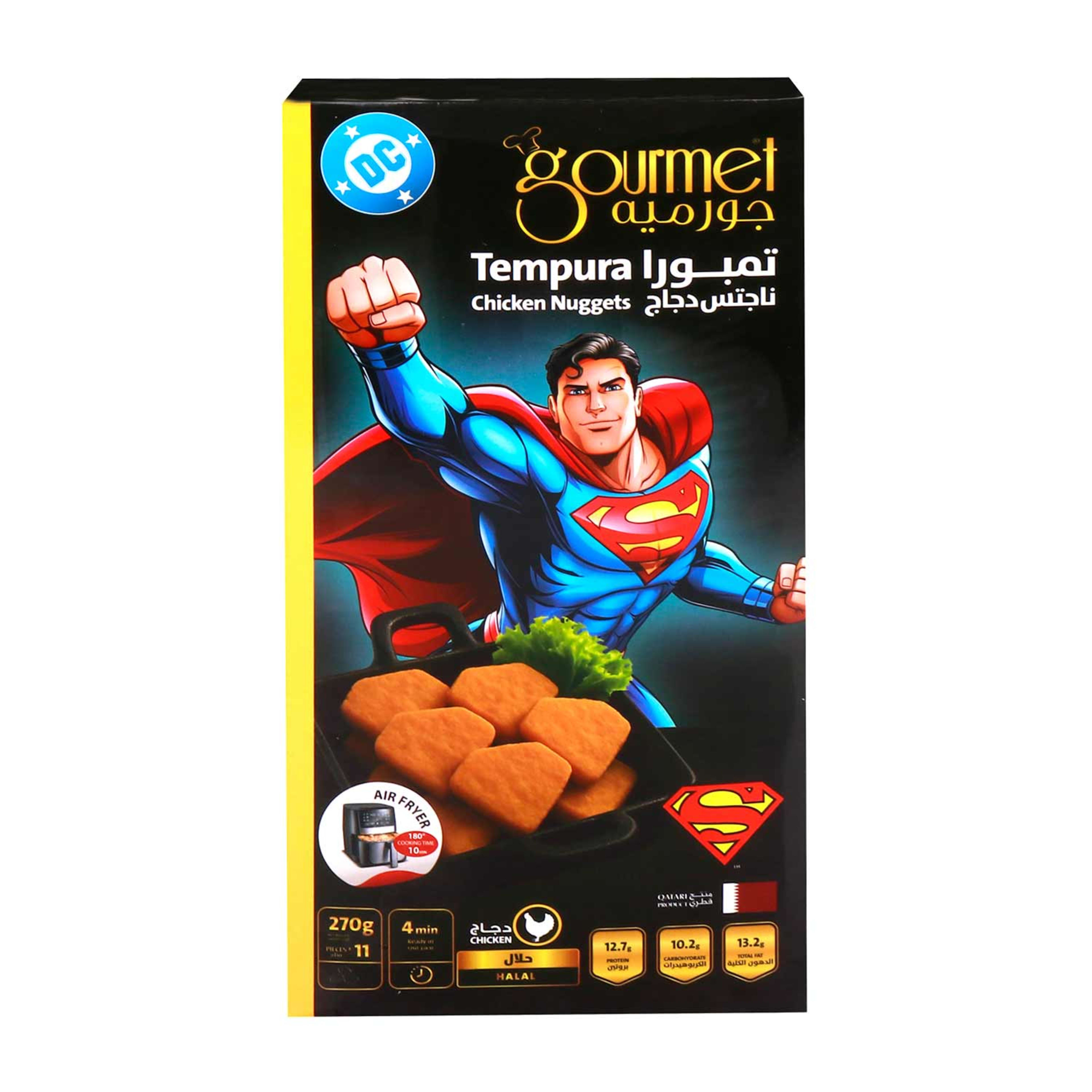 Gourmet Tempura Chicken Nuggets Superman Shape 270gm