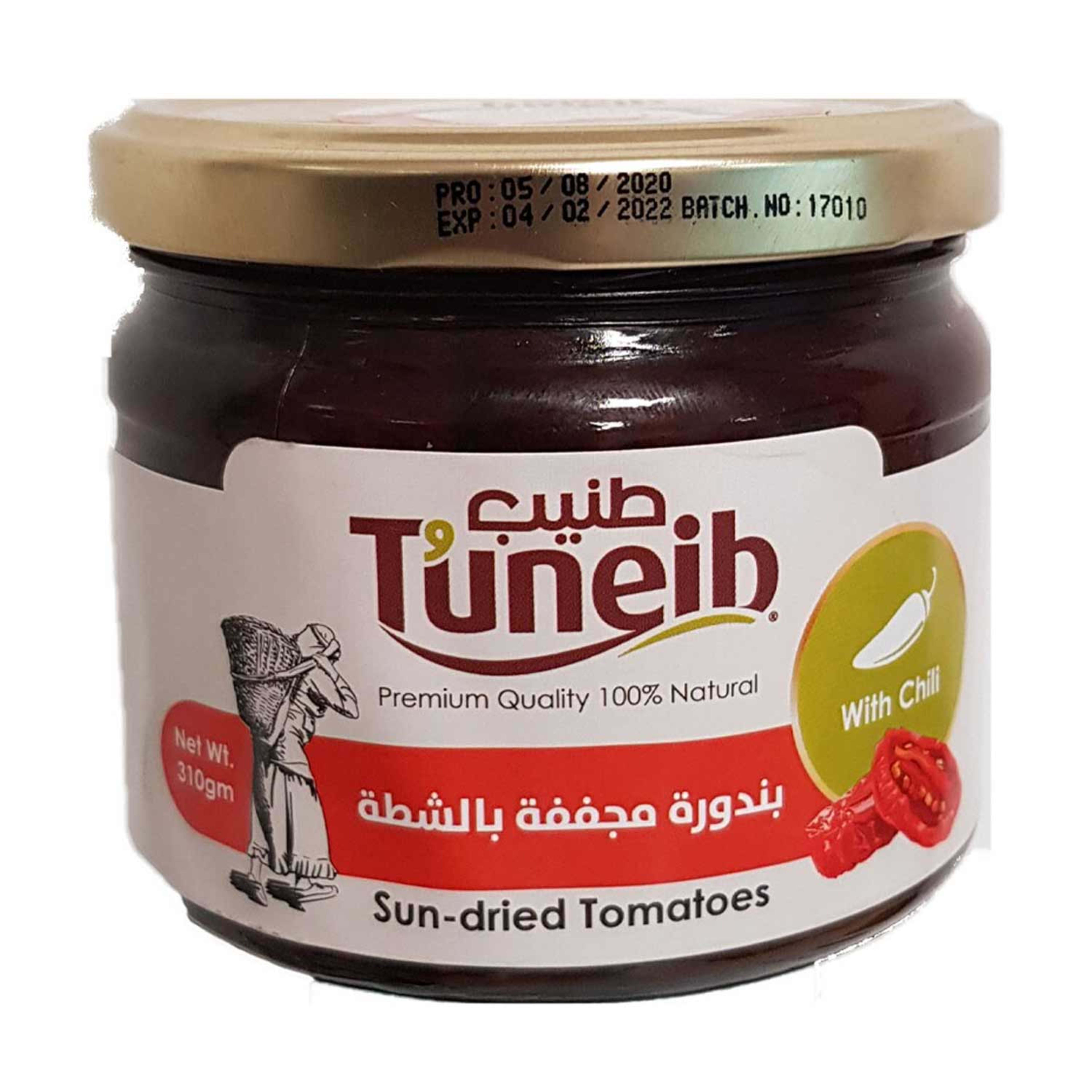 Tuneib Sun-dried Tomatoes with Chili 310gm