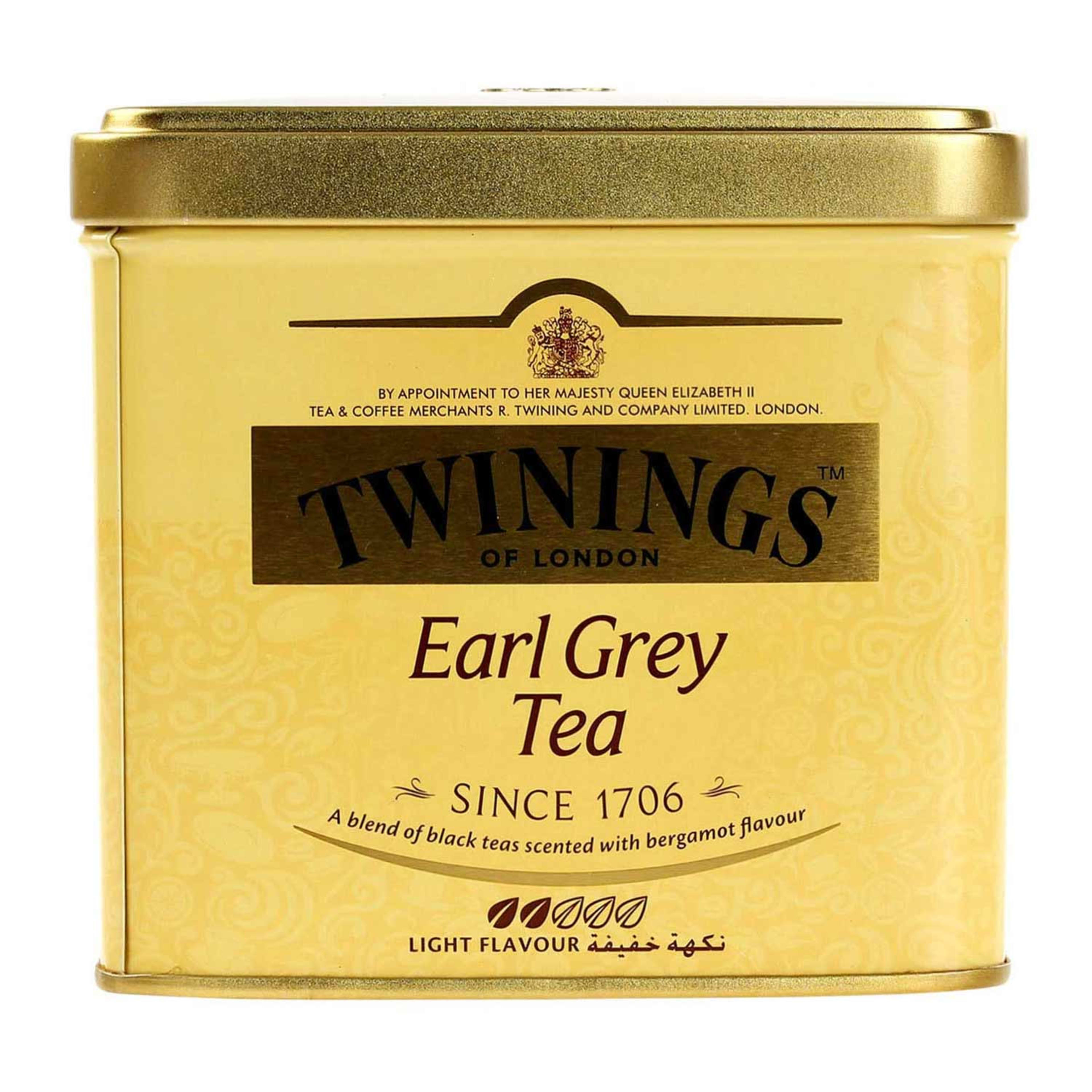 Twinings Earl Grey Black Tea (tin) 200gm