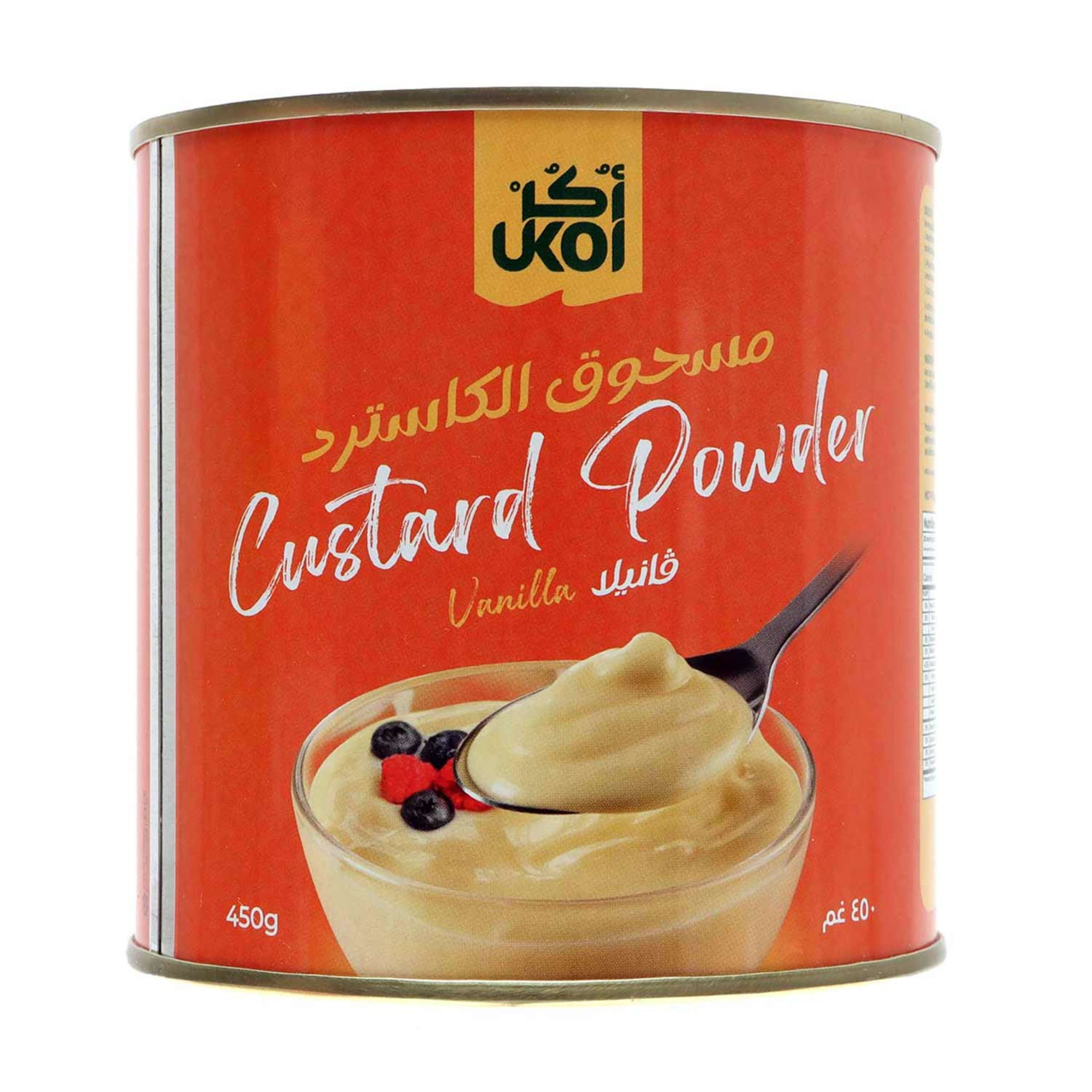 Ukol Custard Powder Vanilla Tin 450gm