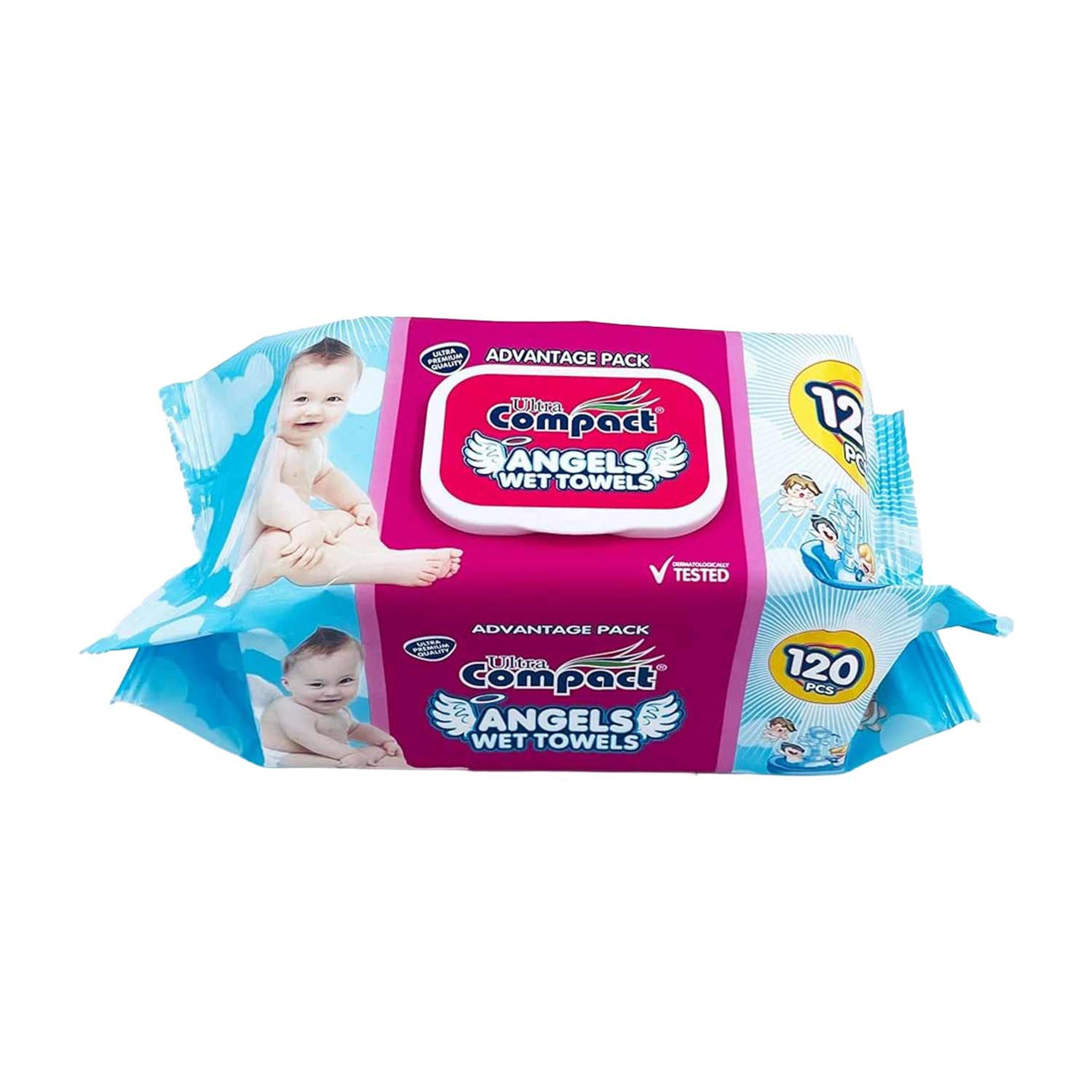 Ultra Compact Angels Wet Towels (wipes) 120pcs